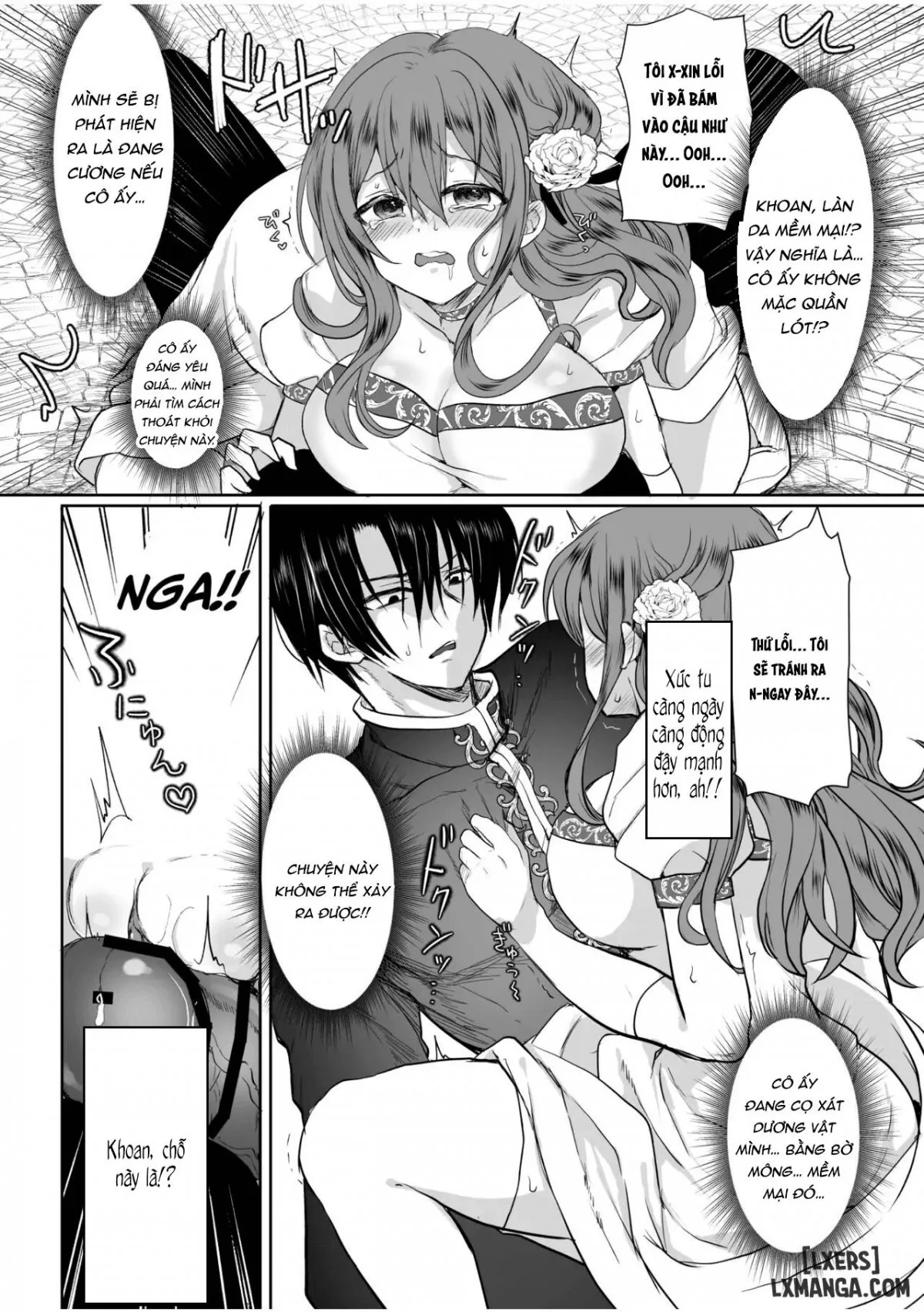 HentaiVN.net - Ảnh 30 - Mob Oshi JK no Akuyaku Reijou Isekai Tensei ~Hisan~ [JK's Tragic Isekai Reincarnation as the Villainess ~But My Precious Side Character!] - Chap 3