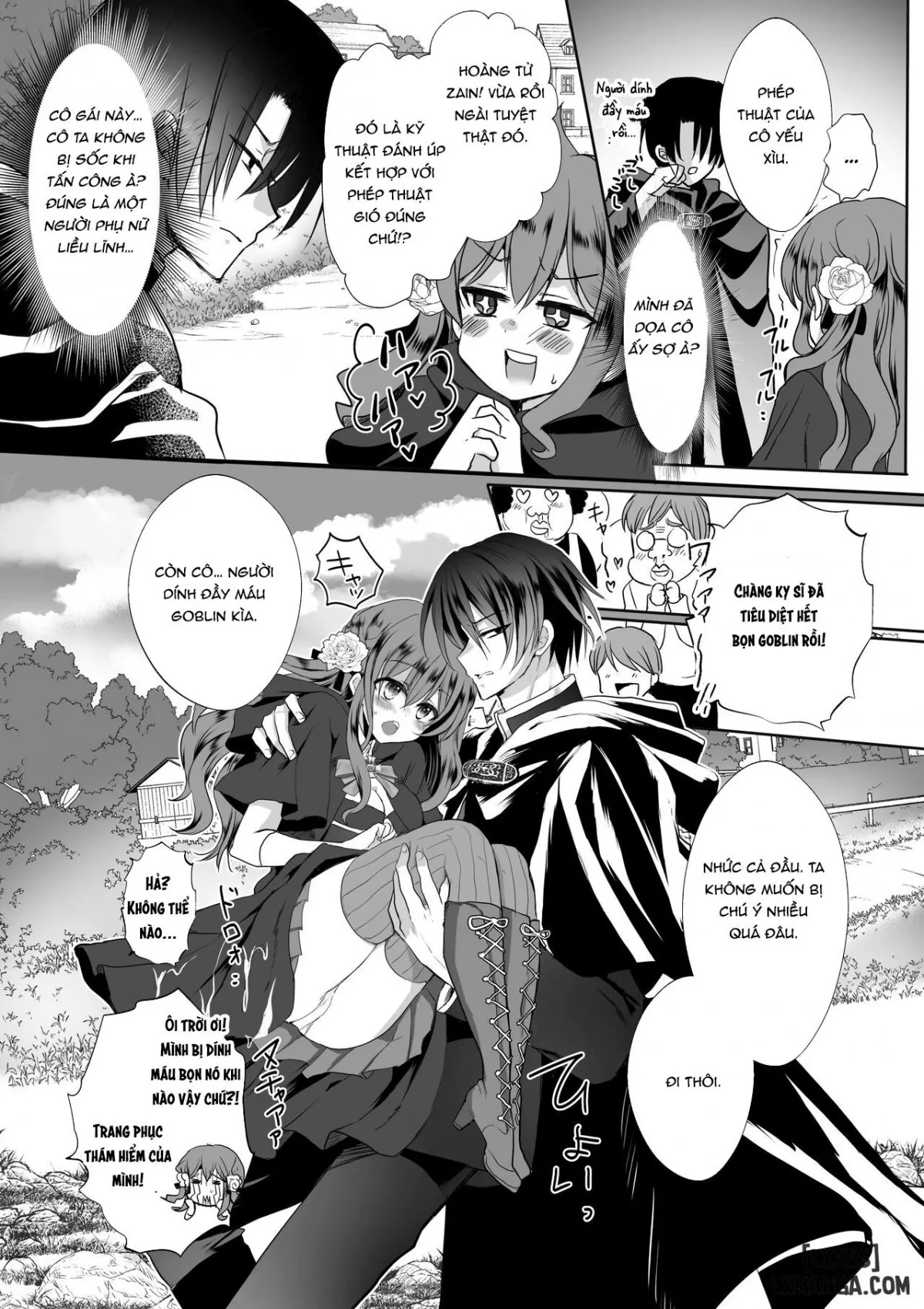 HentaiVN.net - Ảnh 20 - Mob Oshi JK no Akuyaku Reijou Isekai Tensei ~Hisan~ [JK's Tragic Isekai Reincarnation as the Villainess ~But My Precious Side Character!] - Chap 4