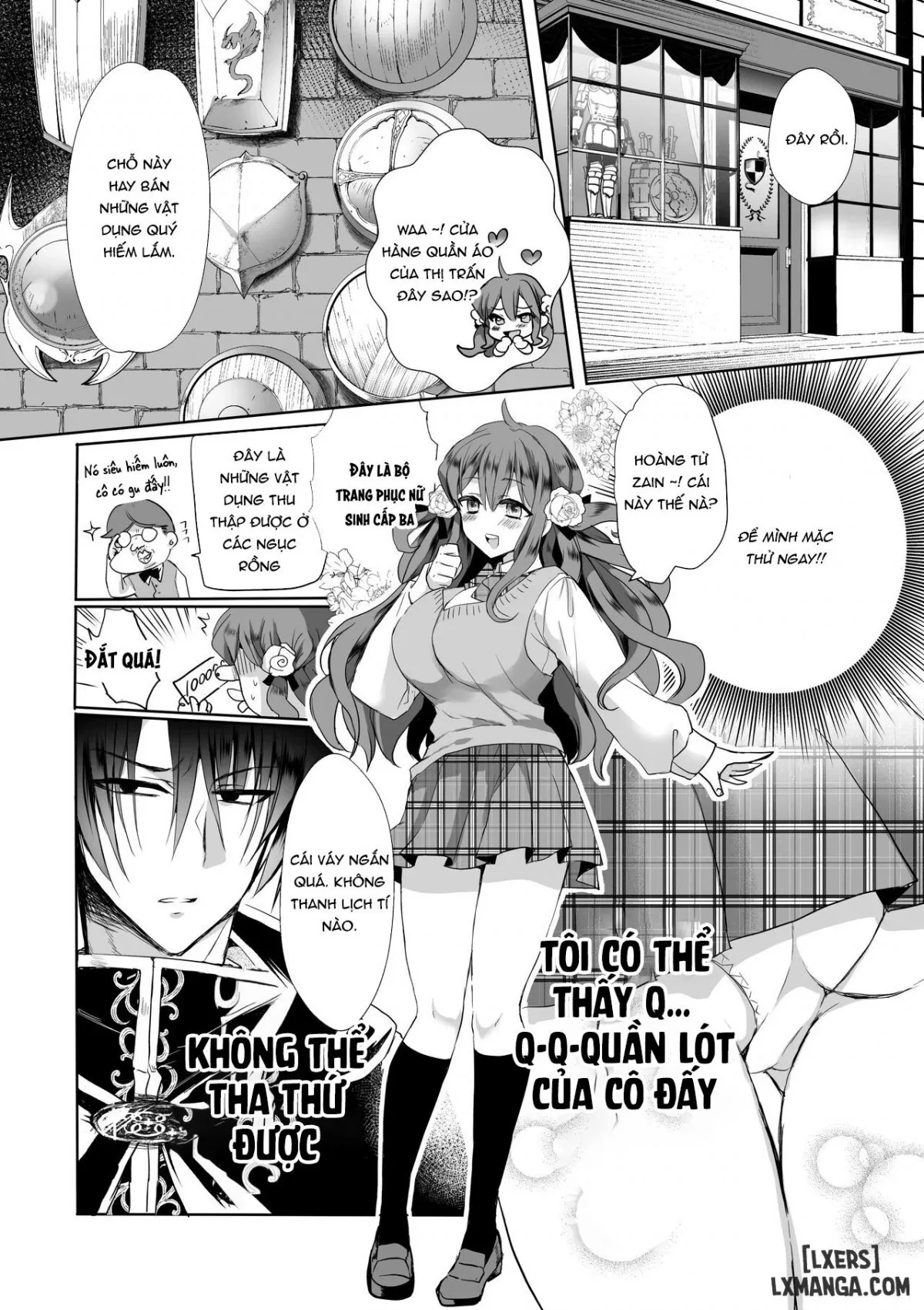 HentaiVN.net - Ảnh 24 - Mob Oshi JK no Akuyaku Reijou Isekai Tensei ~Hisan~ [JK's Tragic Isekai Reincarnation as the Villainess ~But My Precious Side Character!] - Chap 4