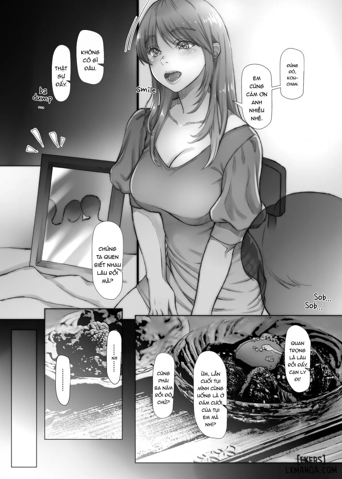 HentaiVN.net - Ảnh 7 - Unfaithful Wife of Three Years - Draining My Husbands Best Friends Sperm [3-nenme no Uwaki Onna Otto no Shinyuu no Kodane o Shiboru] - Oneshot
