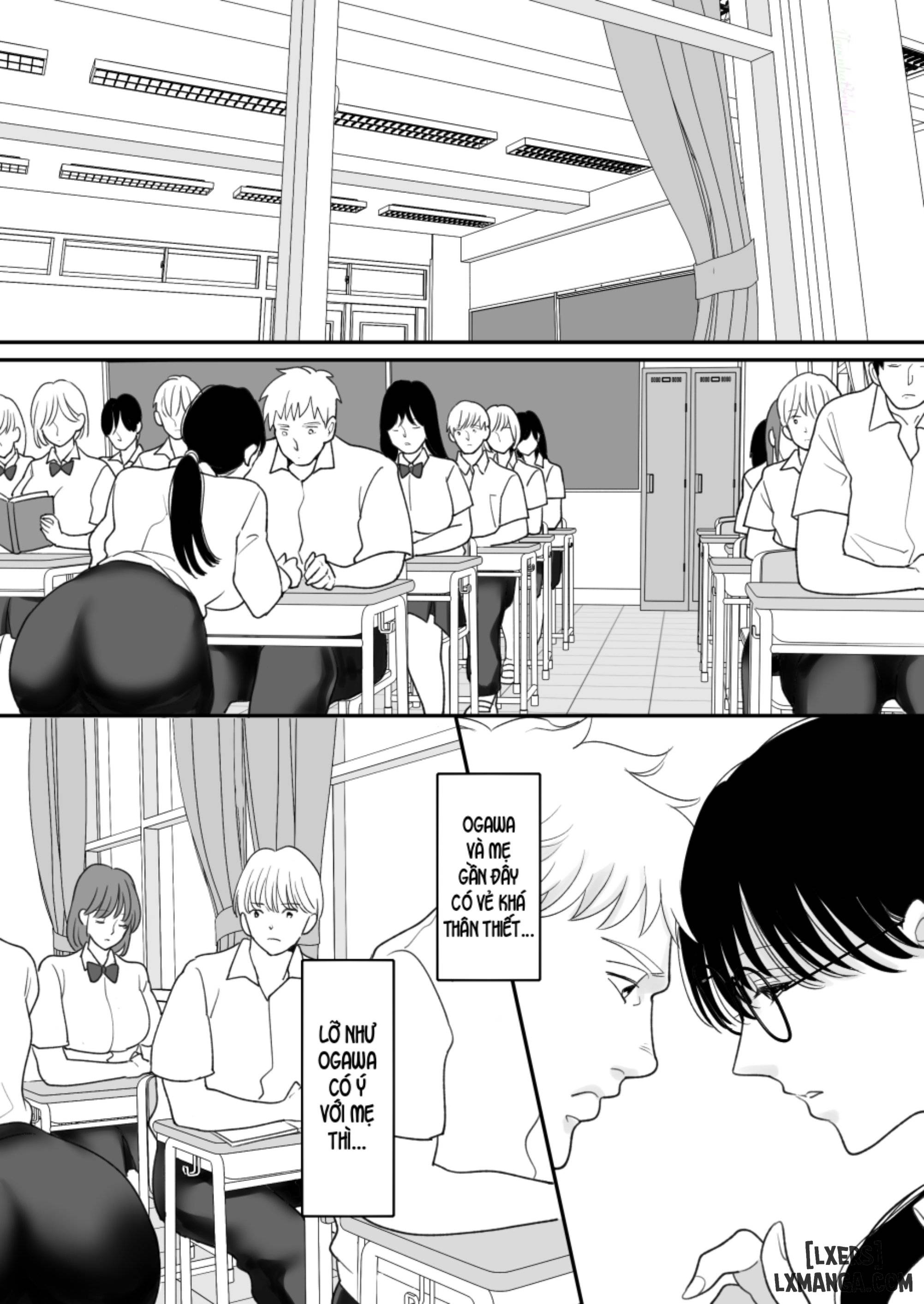 HentaiVN.net - Ảnh 24 - Suugaku Kyoushi no Kaa-san ga Taiiku Kyoushi ni Netorareru - Chap 1