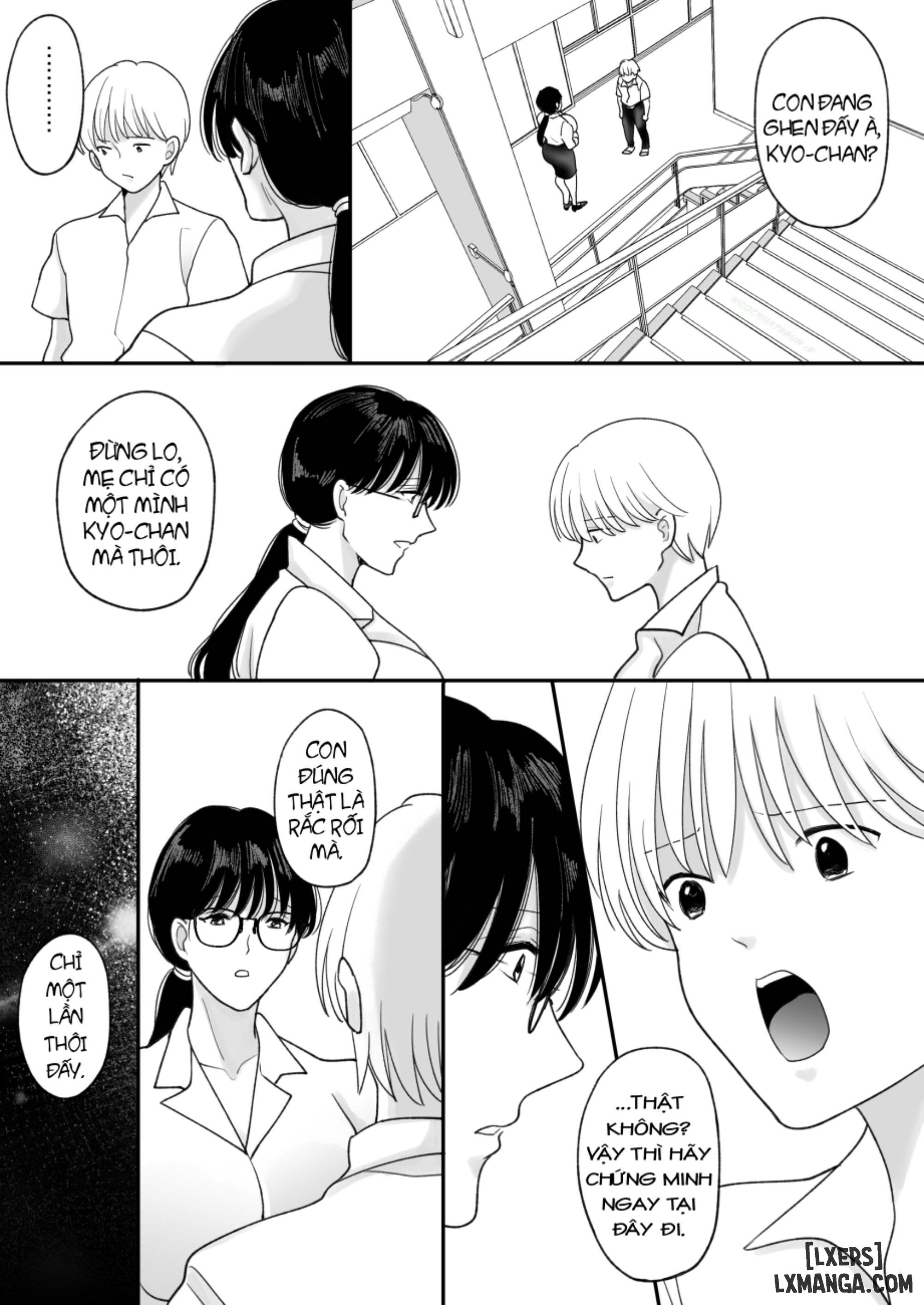 HentaiVN.net - Ảnh 26 - Suugaku Kyoushi no Kaa-san ga Taiiku Kyoushi ni Netorareru - Chap 1