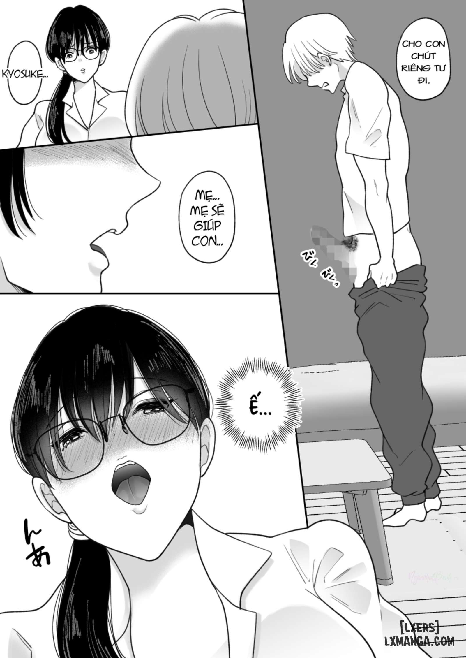 HentaiVN.net - Ảnh 3 - Suugaku Kyoushi no Kaa-san ga Taiiku Kyoushi ni Netorareru - Chap 1
