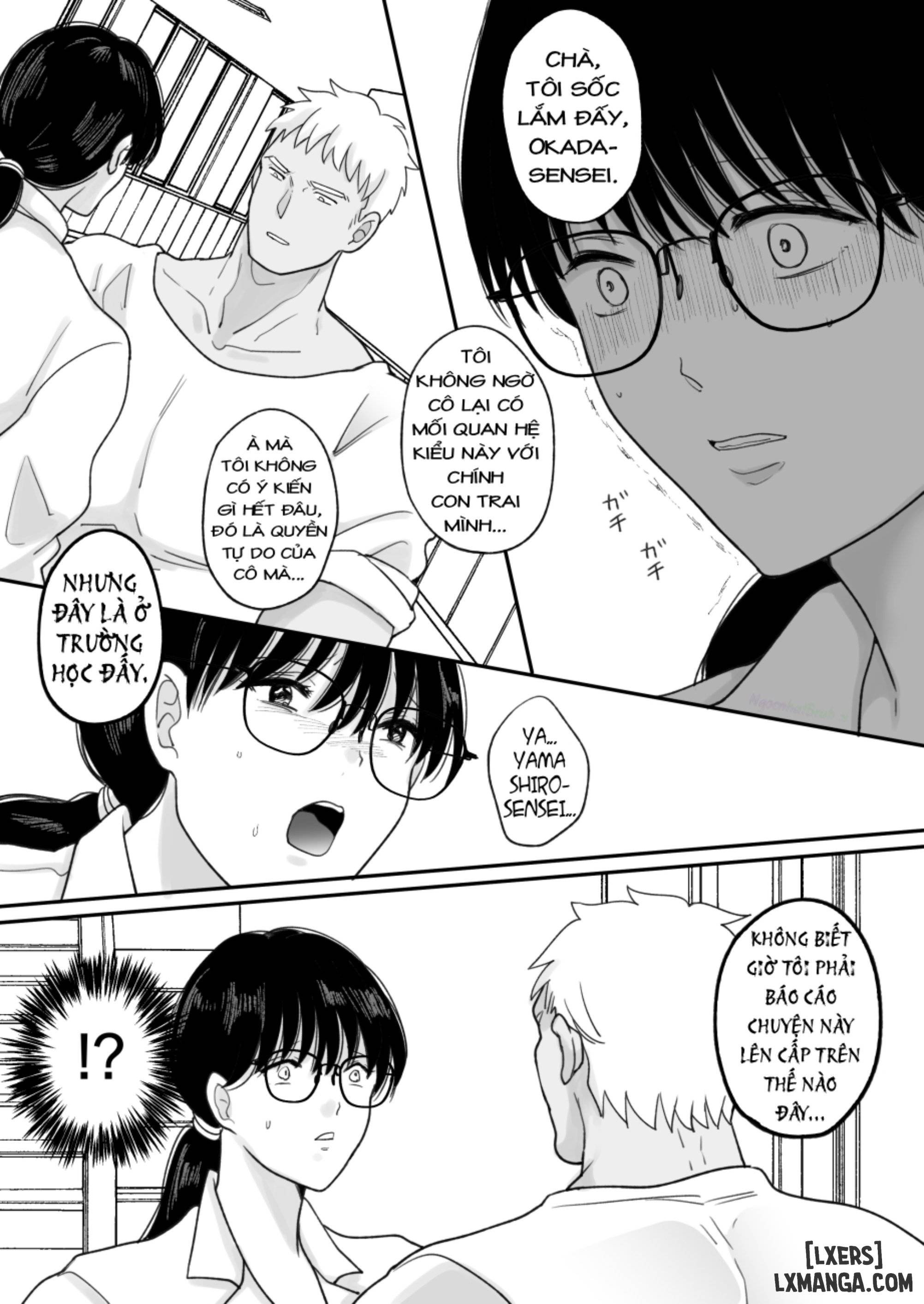 HentaiVN.net - Ảnh 31 - Suugaku Kyoushi no Kaa-san ga Taiiku Kyoushi ni Netorareru - Chap 1