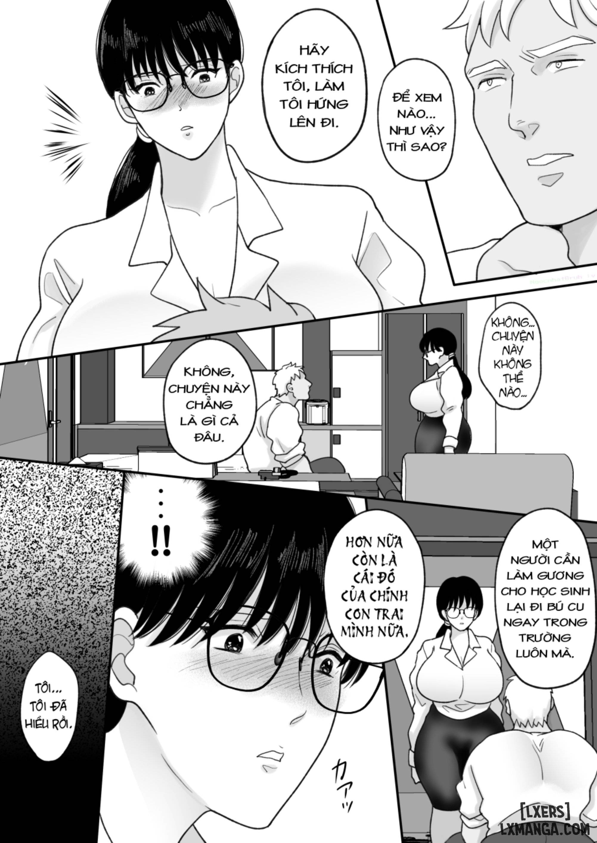 HentaiVN.net - Ảnh 34 - Suugaku Kyoushi no Kaa-san ga Taiiku Kyoushi ni Netorareru - Chap 1