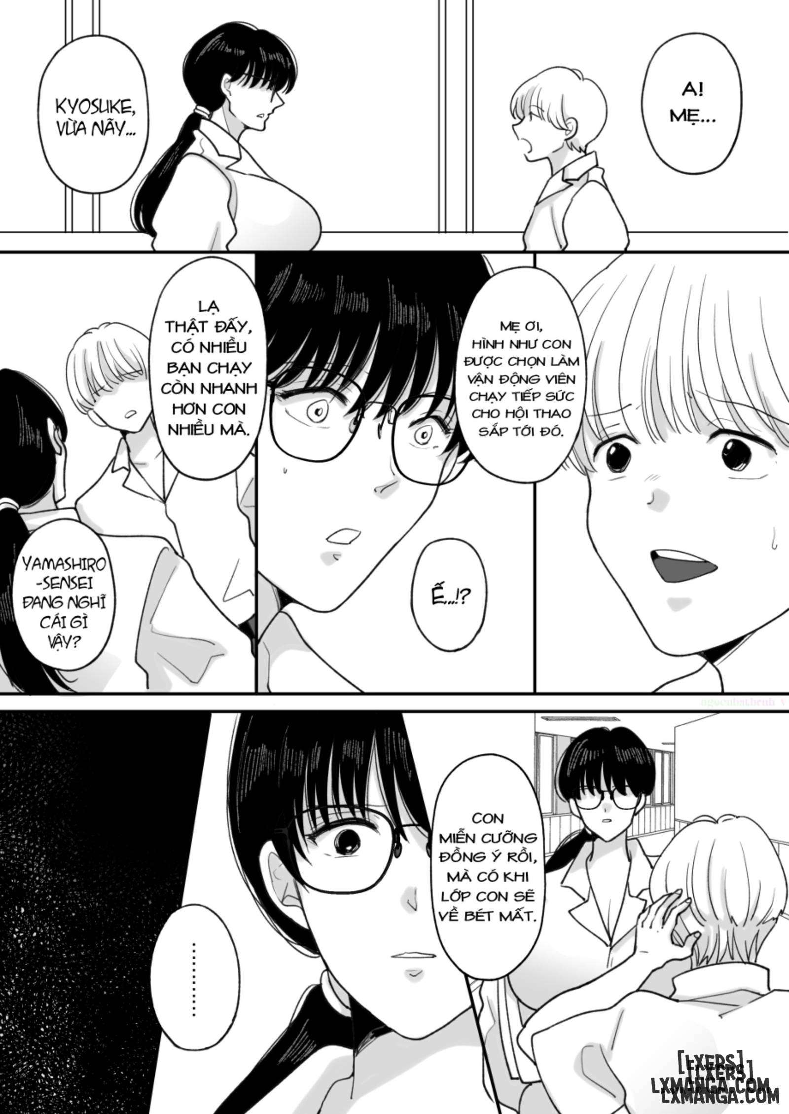 HentaiVN.net - Ảnh 12 - Suugaku Kyoushi no Kaa-san ga Taiiku Kyoushi ni Netorareru - Chương 2