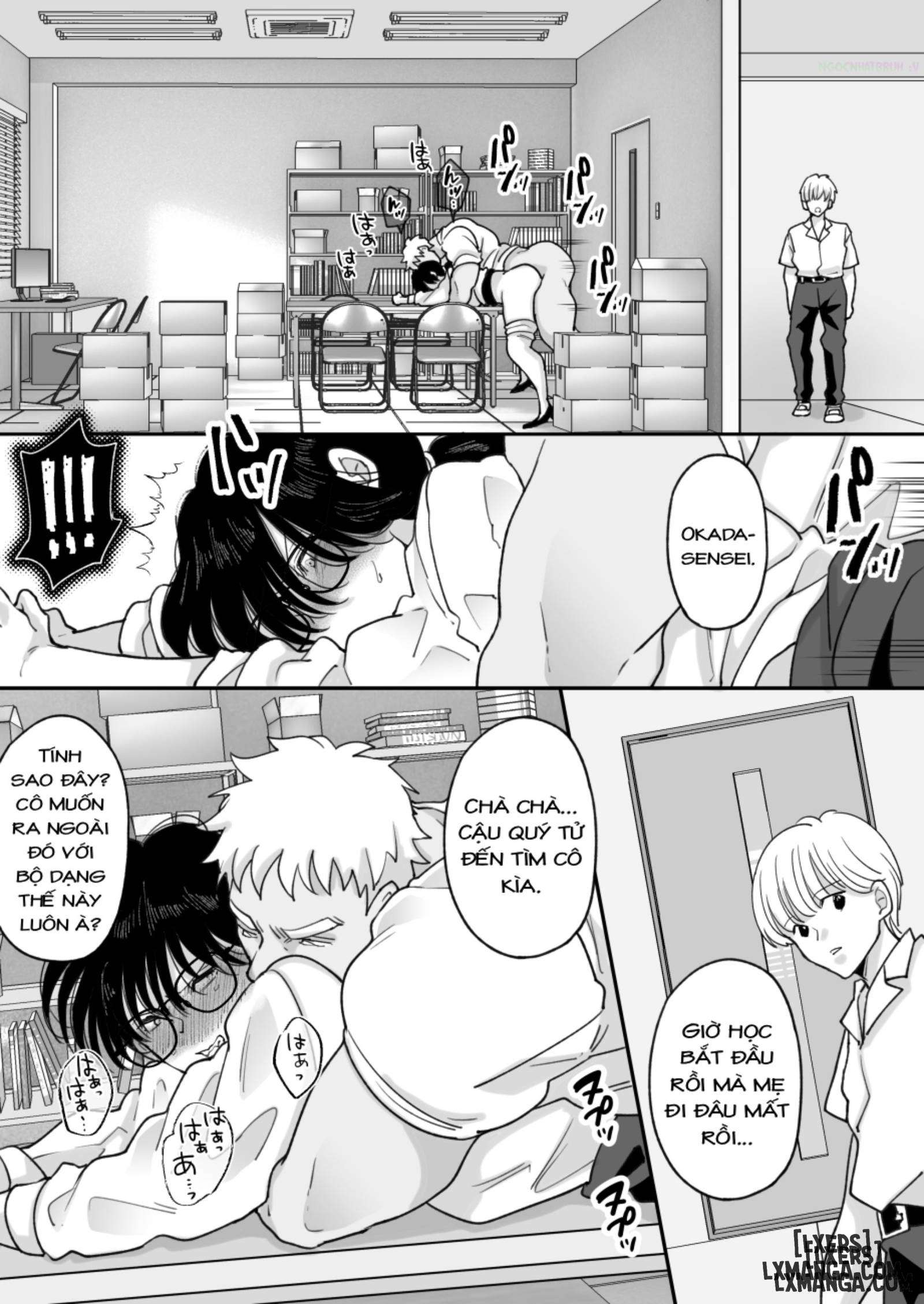 HentaiVN.net - Ảnh 24 - Suugaku Kyoushi no Kaa-san ga Taiiku Kyoushi ni Netorareru - Chương 2
