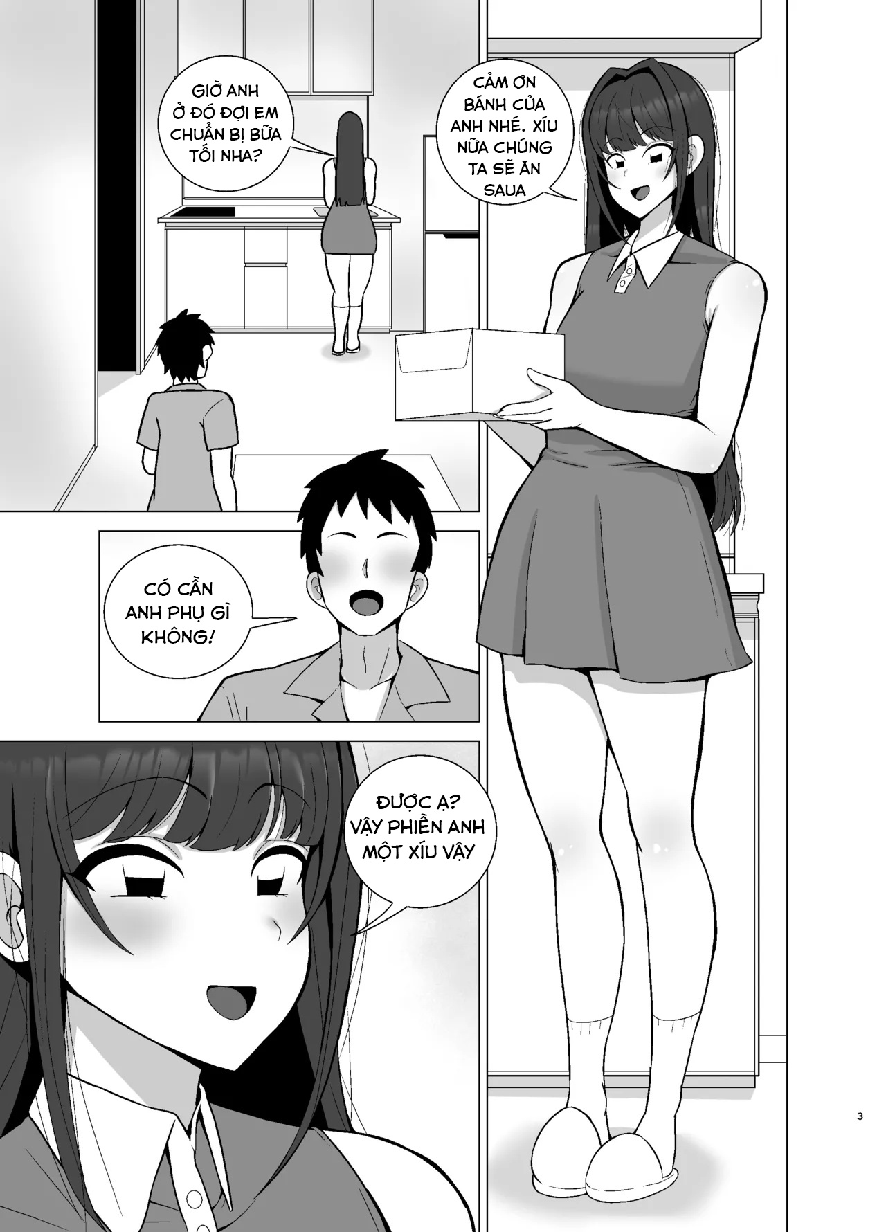 HentaiVN.net - Ảnh 3 - Kanojo no Tomodachi wa Dosukebe Kasshoku Gal - Chap 1
