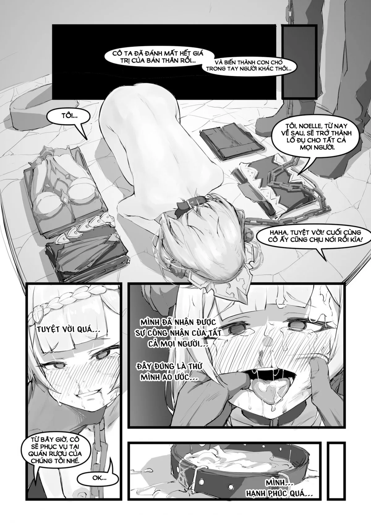 HentaiVN.net - Ảnh 26 - Noelle không biết cách từ chối! [Noelle-chan wa Kotowarenai, 诺艾尔小姐无法拒绝!!, Miss Noelle can't refuse!!] - Một bắn nhưng truyện bắn nhiều.