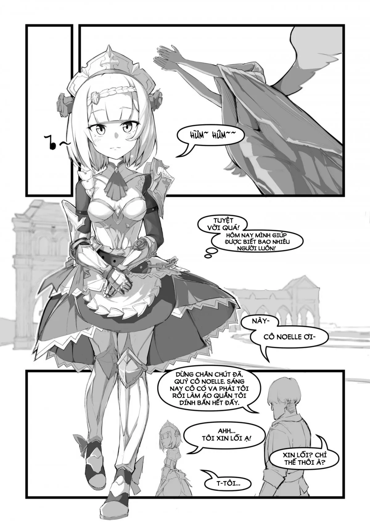 HentaiVN.net - Ảnh 7 - Noelle không biết cách từ chối! [Noelle-chan wa Kotowarenai, 诺艾尔小姐无法拒绝!!, Miss Noelle can't refuse!!] - Một bắn nhưng truyện bắn nhiều.