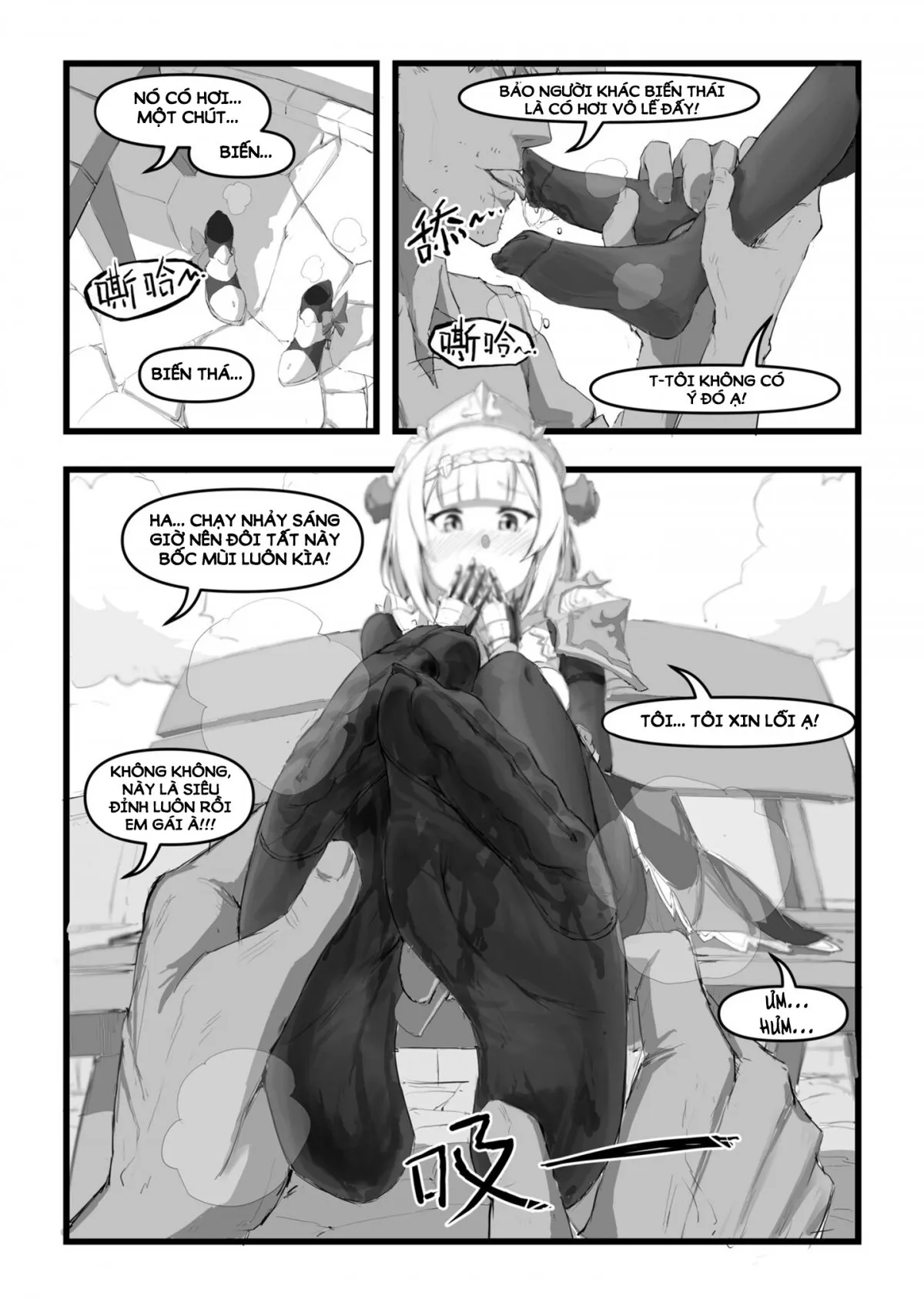 HentaiVN.net - Ảnh 9 - Noelle không biết cách từ chối! [Noelle-chan wa Kotowarenai, 诺艾尔小姐无法拒绝!!, Miss Noelle can't refuse!!] - Một bắn nhưng truyện bắn nhiều.
