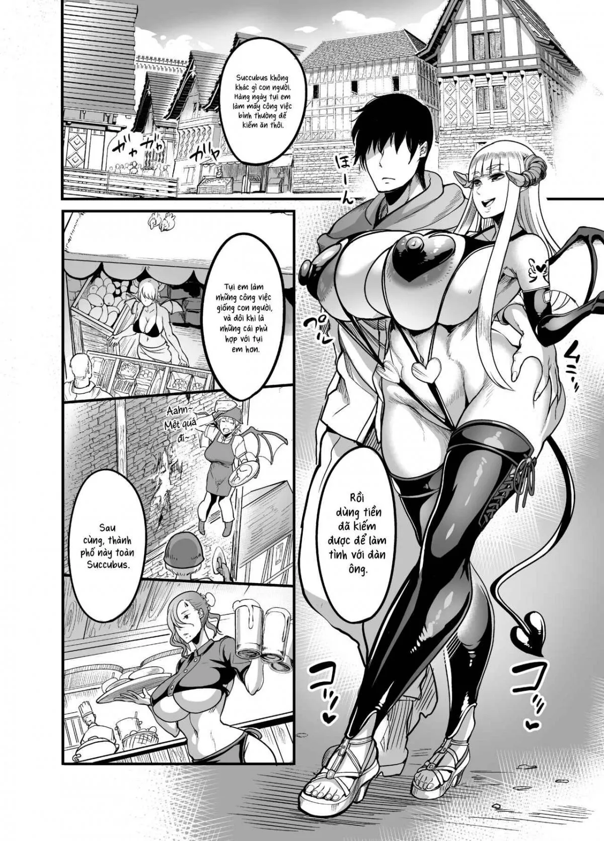 HentaiVN.net - Ảnh 7 - Youkoso Succubus Machi e 2 - Oneshot.