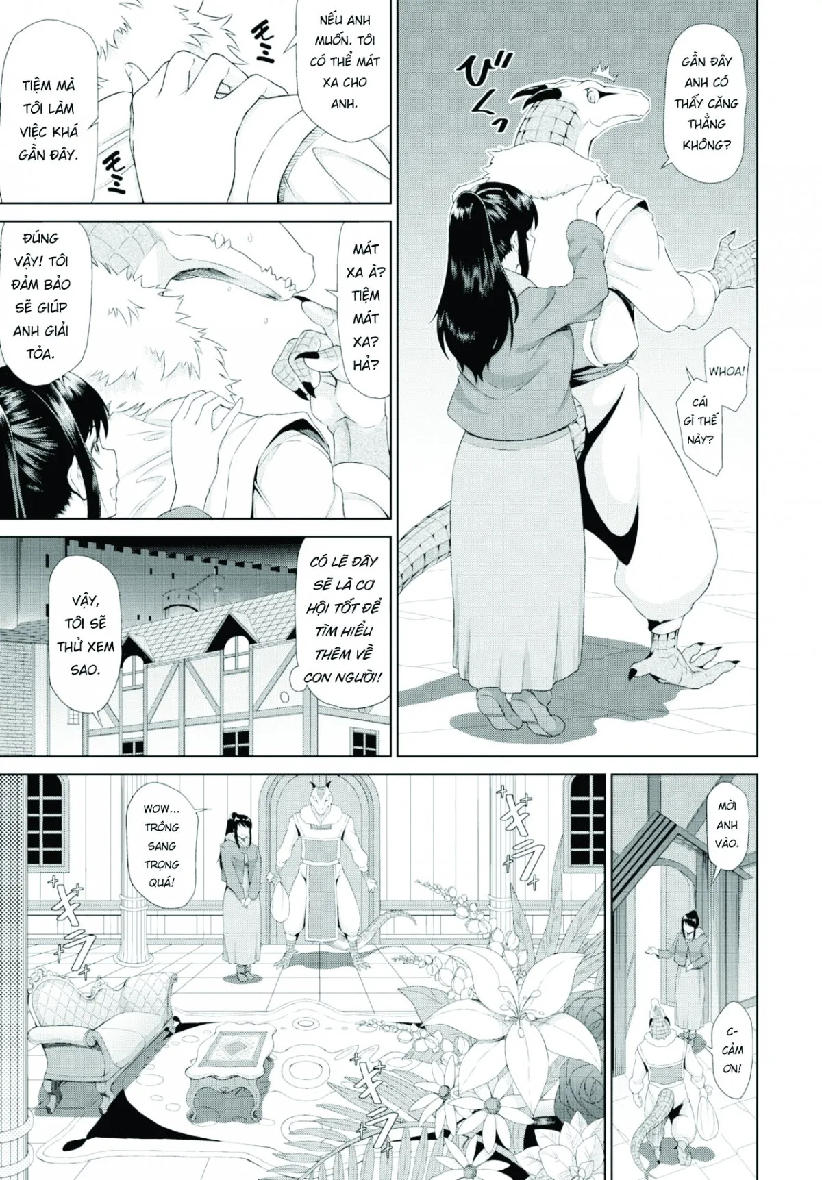 HentaiVN.net - Ảnh 4 - Tiệm Massage tại dị giới - Chap 1 (Hãy đế để thỏa mãn tâm trí và thể xác)