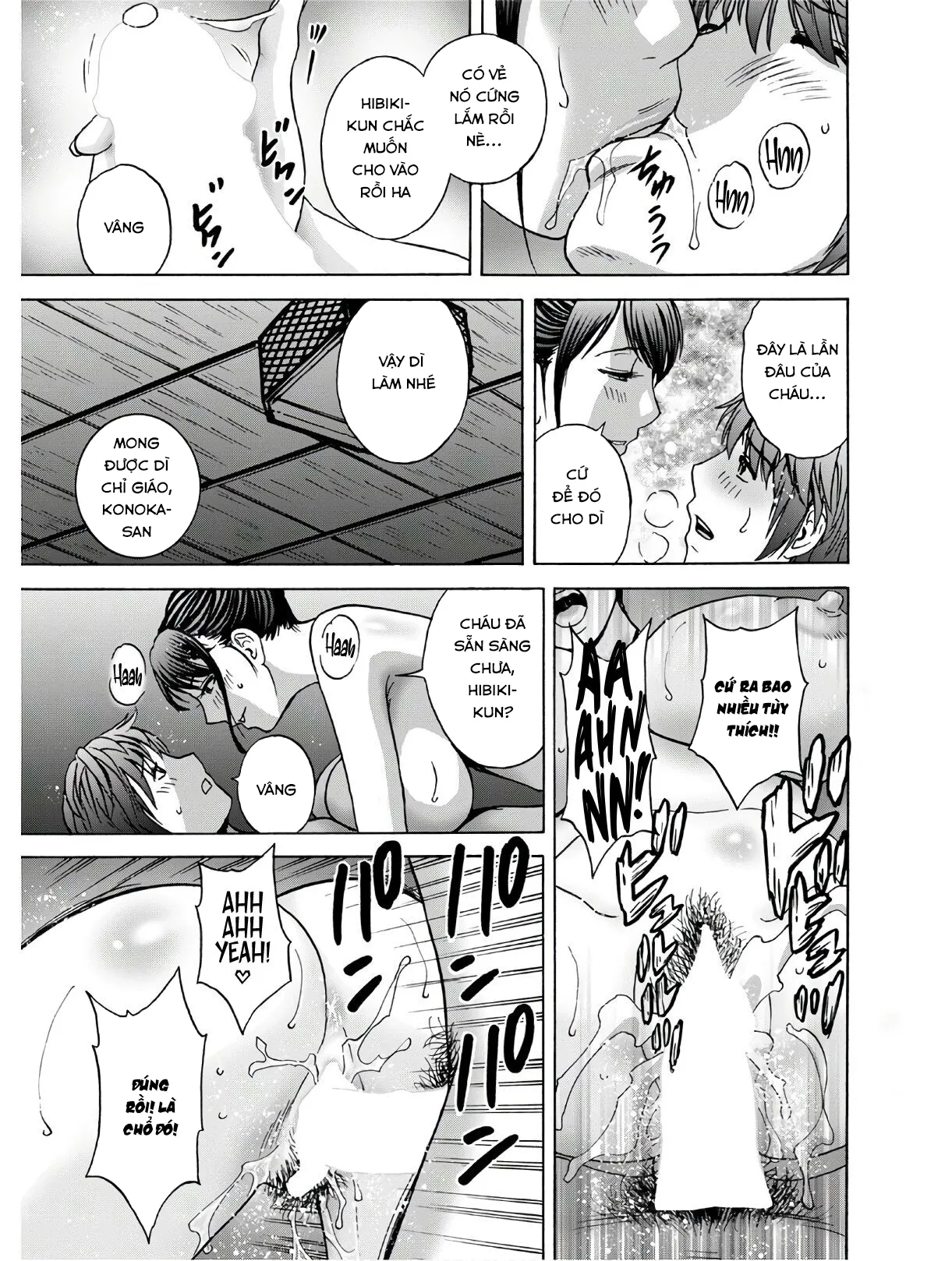 HentaiVN.net - Ảnh 17 - Yarashii oba-san [Kind Lady, Dirty Lady] - Chap 1