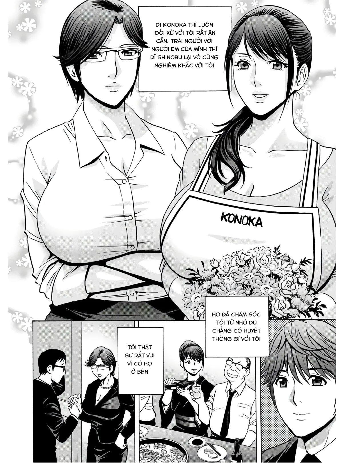 HentaiVN.net - Ảnh 8 - Yarashii oba-san [Kind Lady, Dirty Lady] - Chap 1
