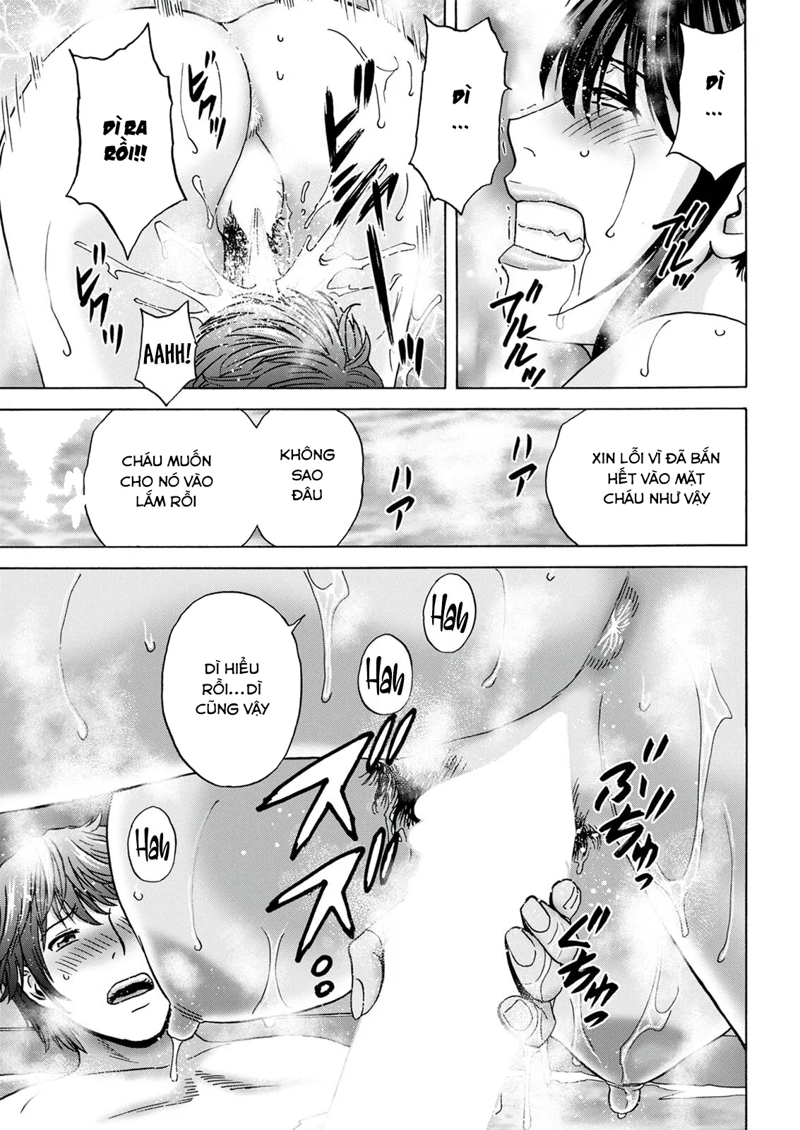 HentaiVN.net - Ảnh 13 - Yarashii oba-san [Kind Lady, Dirty Lady] - Chap 3