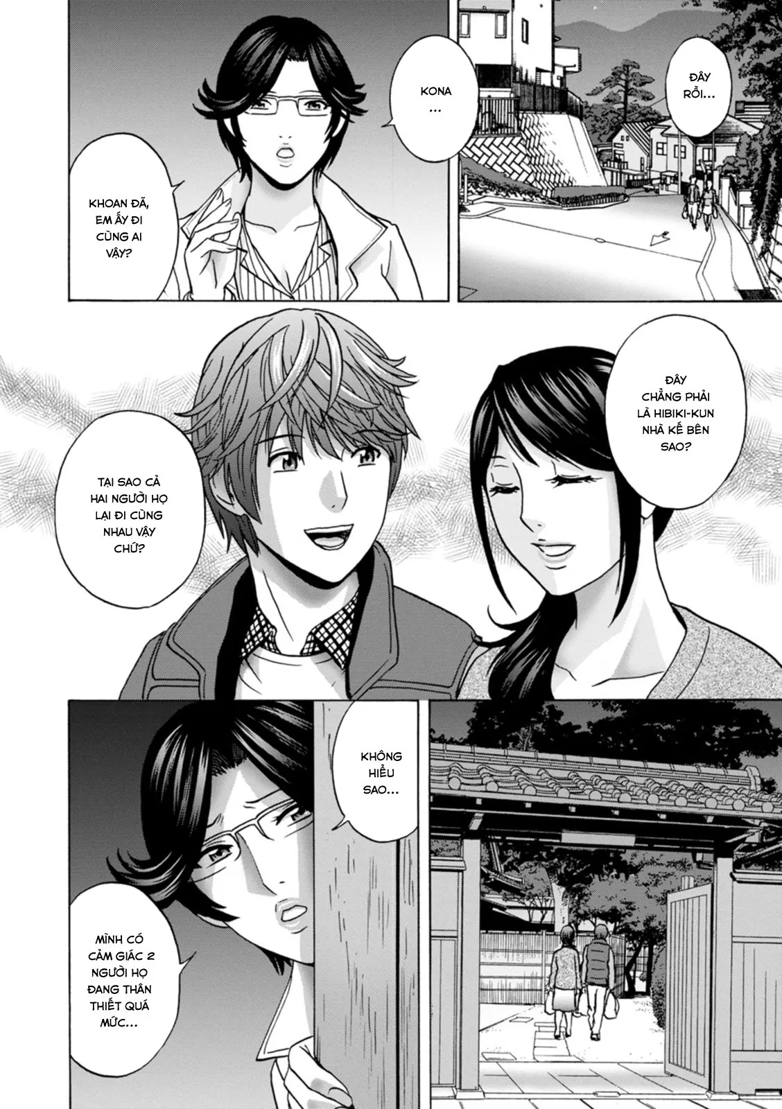 HentaiVN.net - Ảnh 4 - Yarashii oba-san [Kind Lady, Dirty Lady] - Chap 4