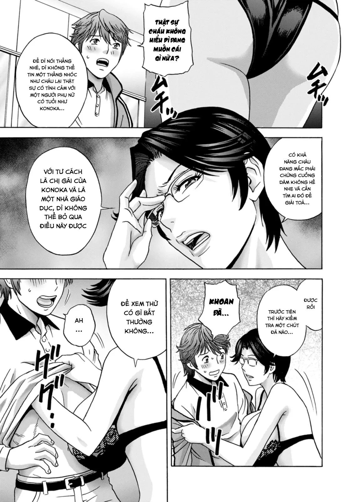HentaiVN.net - Ảnh 3 - Yarashii oba-san [Kind Lady, Dirty Lady] - Chap 5