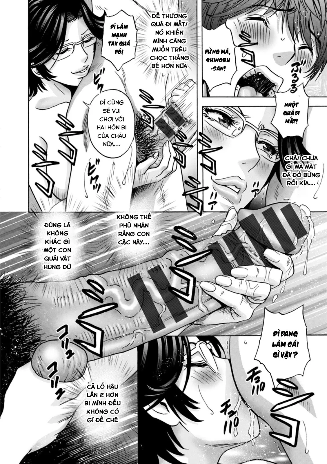 HentaiVN.net - Ảnh 8 - Yarashii oba-san [Kind Lady, Dirty Lady] - Chap 5