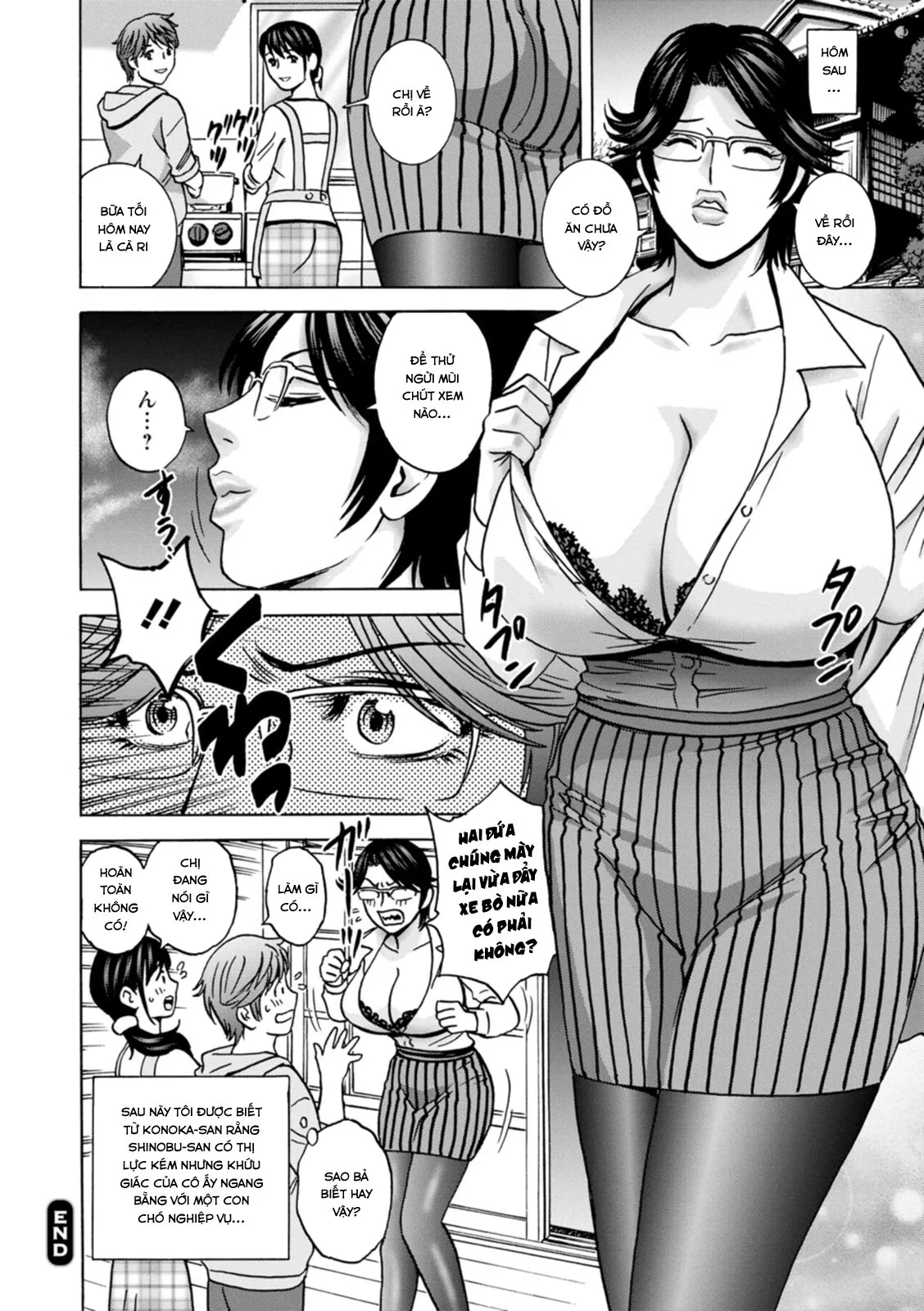 HentaiVN.net - Ảnh 18 - Yarashii oba-san [Kind Lady, Dirty Lady] - Chap 6