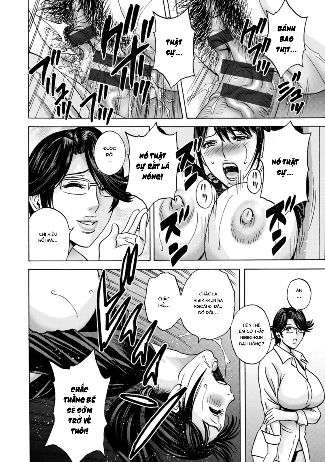 HentaiVN.net - Ảnh 14 - Yarashii oba-san [Kind Lady, Dirty Lady] - Chap 8