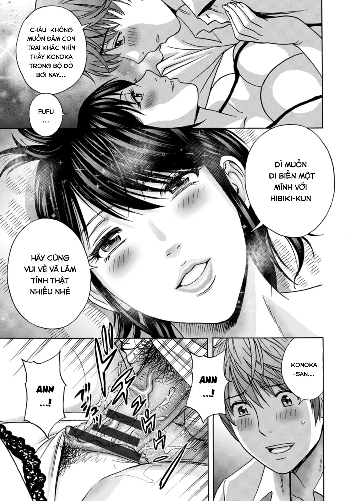 HentaiVN.net - Ảnh 7 - Yarashii oba-san [Kind Lady, Dirty Lady] - Chap 9