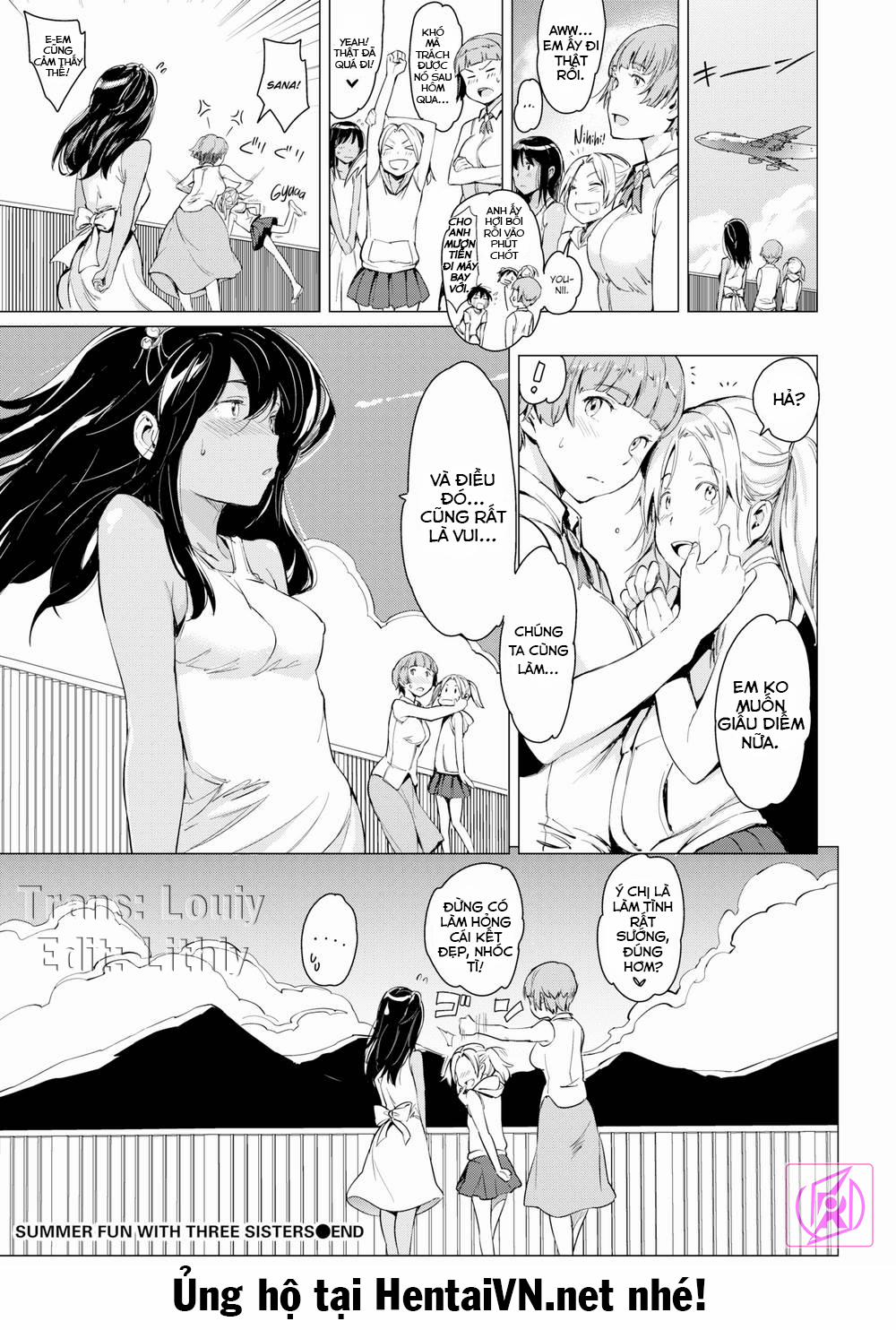 HentaiVN.net - Ảnh 17 - Summer Fun with Three Sisters ~Hot Spring Party~ - Oneshot