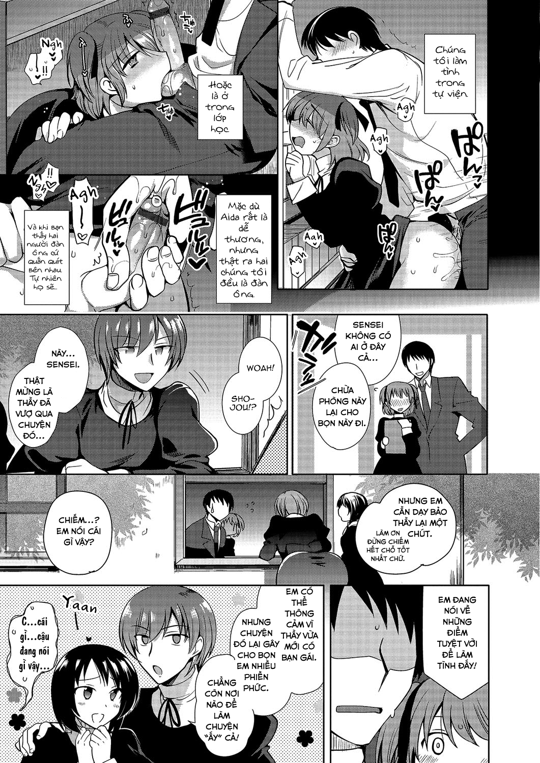 HentaiVN.net - Ảnh 20 - Shiritsu Otokonoko Gakuen [Private Ladyboy Academy] - Chap 2