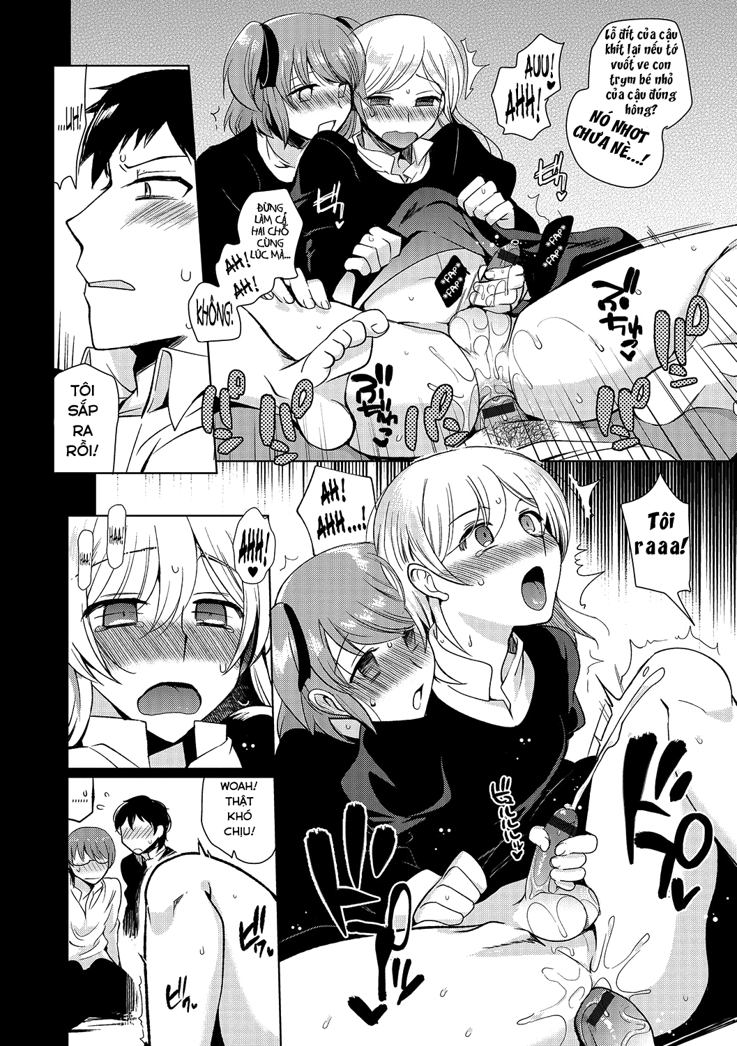 HentaiVN.net - Ảnh 11 - Shiritsu Otokonoko Gakuen [Private Ladyboy Academy] - Chap 3 end