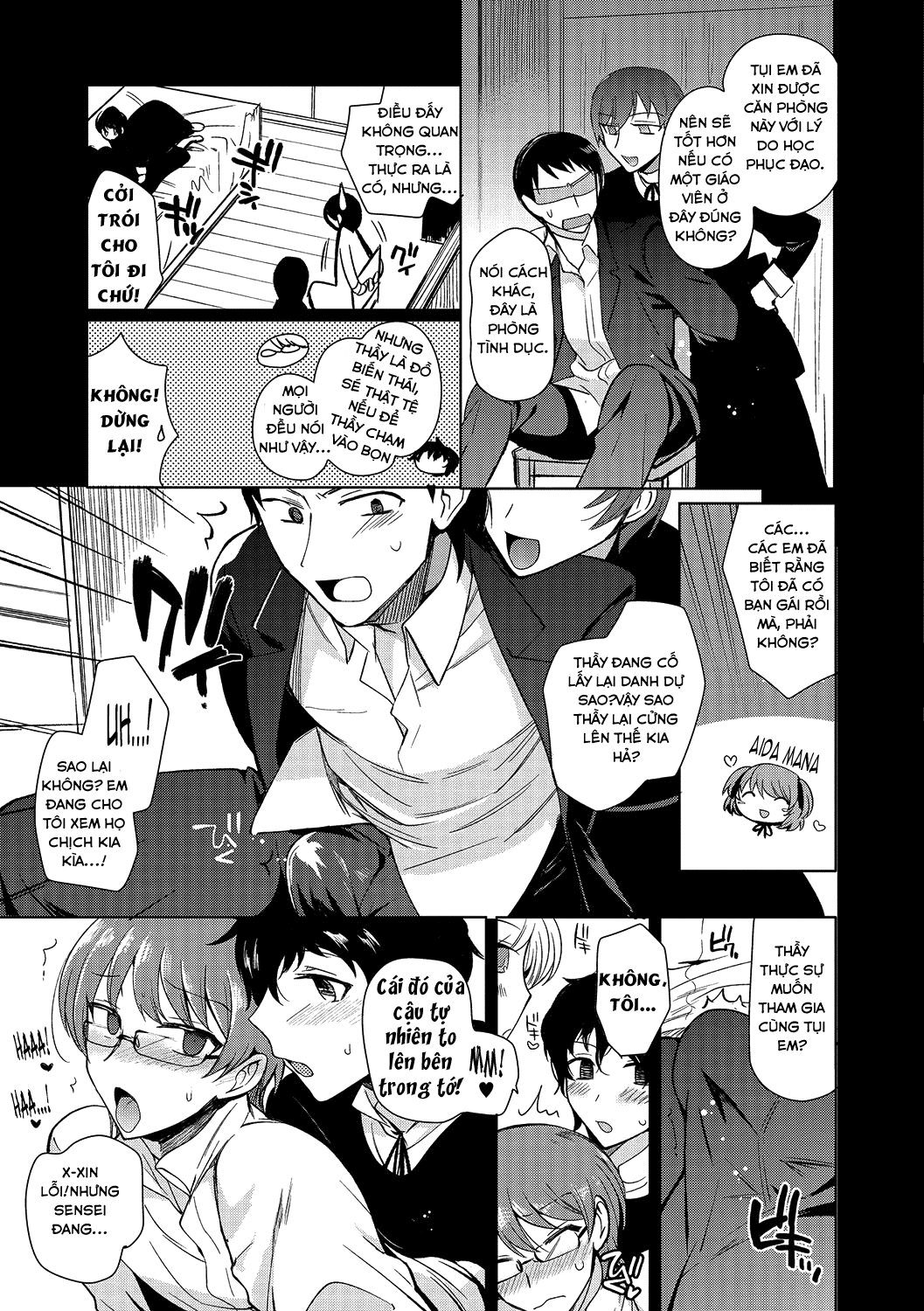HentaiVN.net - Ảnh 4 - Shiritsu Otokonoko Gakuen [Private Ladyboy Academy] - Chap 3 end
