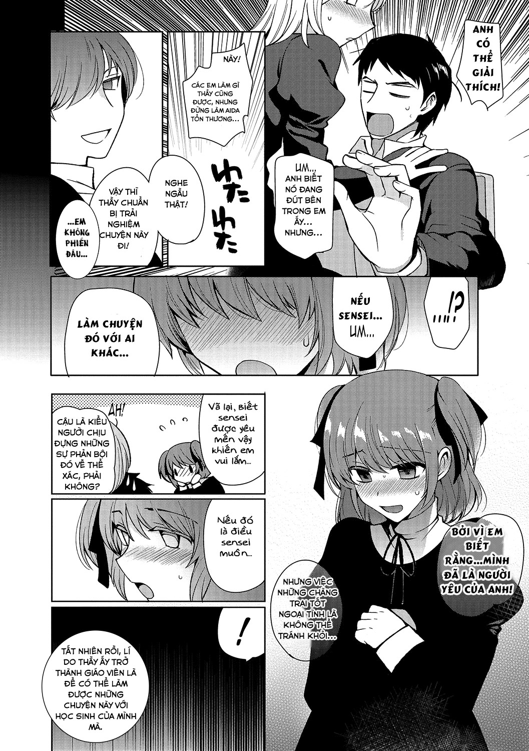 HentaiVN.net - Ảnh 9 - Shiritsu Otokonoko Gakuen [Private Ladyboy Academy] - Chap 3 end