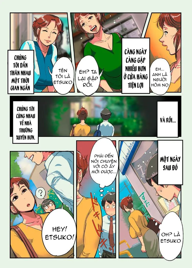 HentaiVN.net - Ảnh 5 - Etsuko-san wa Machi no Minna no Onahole [悦子さんは町のみんなのオナホール] - Chap 1