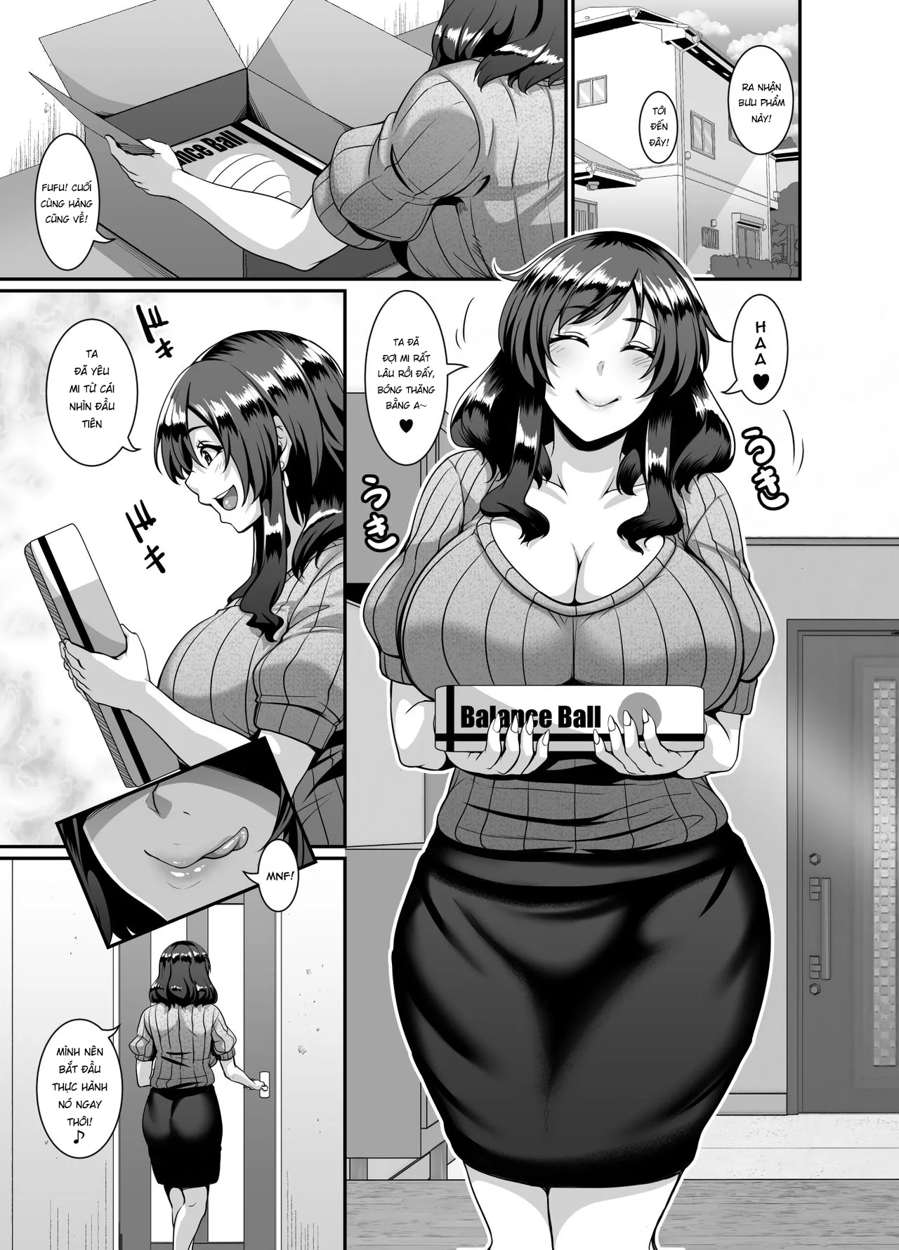 HentaiVN.net - Ảnh 7 - Bóng cặc [Oku-sama wa Dildo Ball ni Goshuushin] - Oneshot