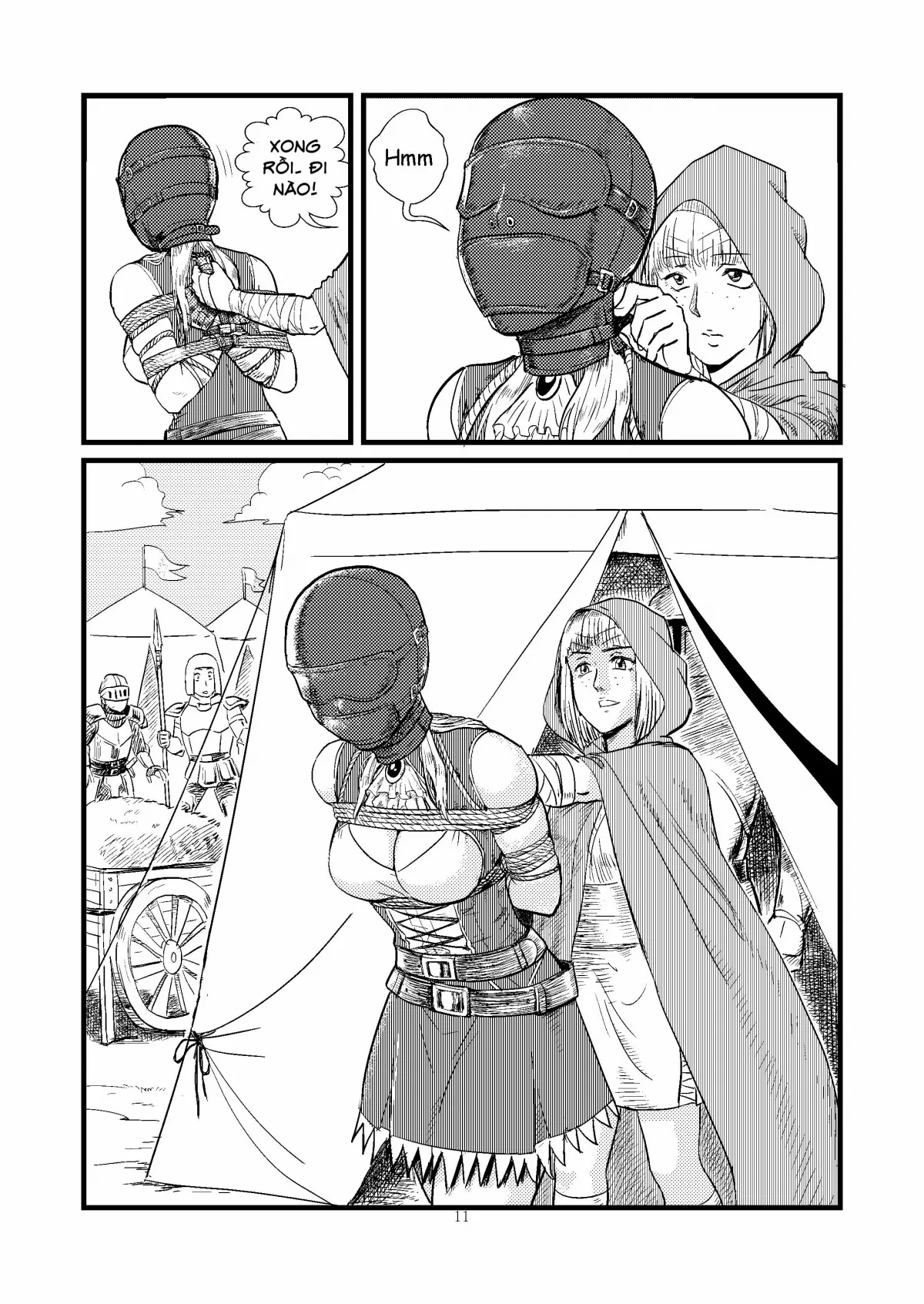 HentaiVN.net - Ảnh 13 - TRAP - Magic Knight's Crisis - Chap 1
