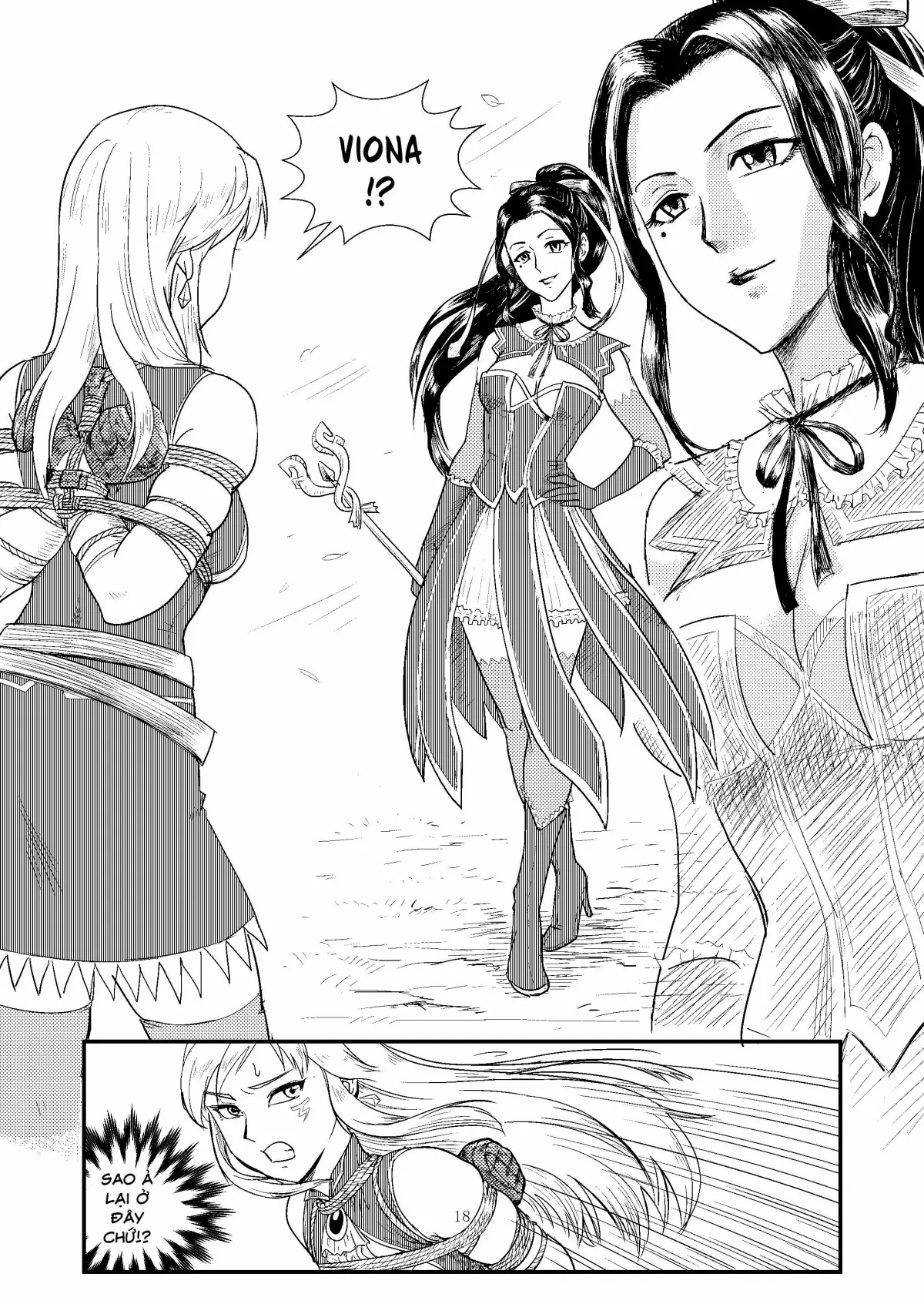 HentaiVN.net - Ảnh 20 - TRAP - Magic Knight's Crisis - Chap 1