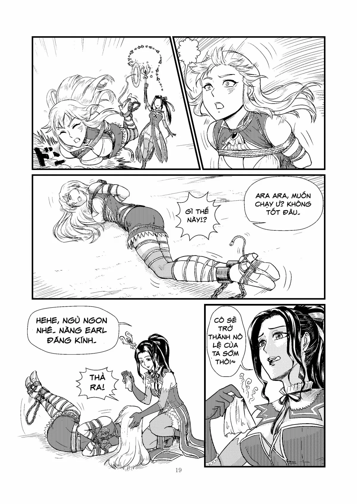 HentaiVN.net - Ảnh 21 - TRAP - Magic Knight's Crisis - Chap 1