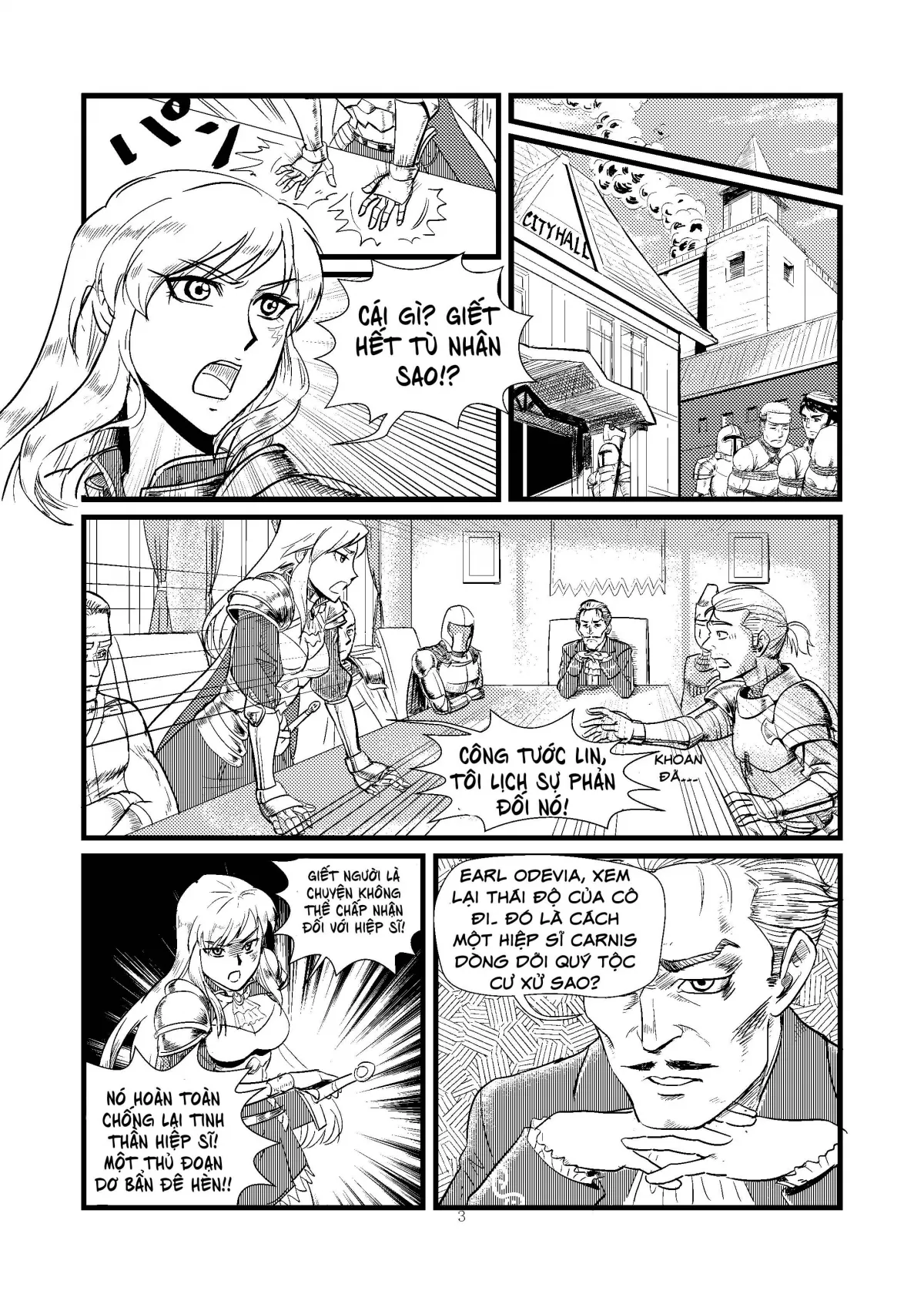 HentaiVN.net - Ảnh 5 - TRAP - Magic Knight's Crisis - Chap 1