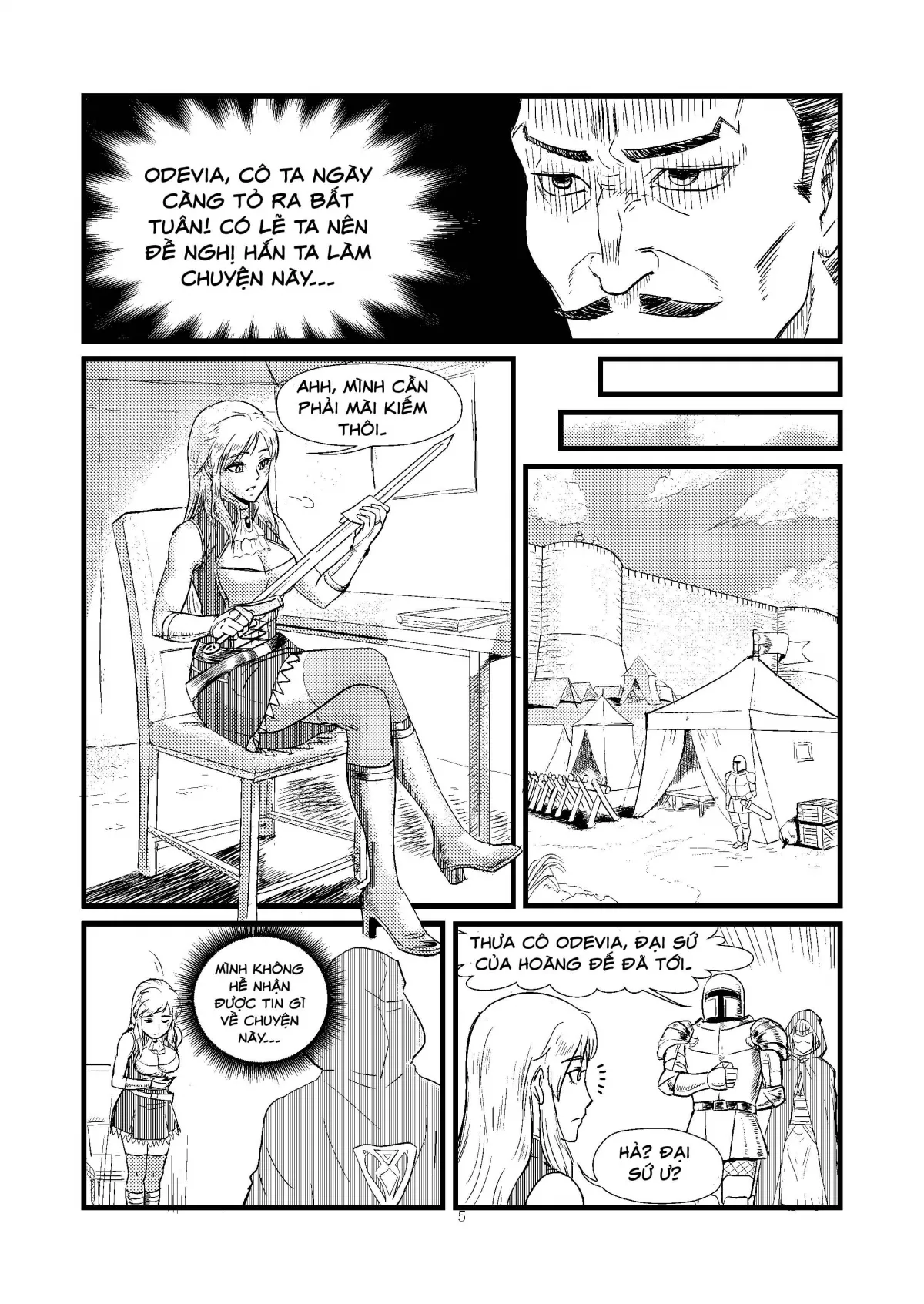 HentaiVN.net - Ảnh 7 - TRAP - Magic Knight's Crisis - Chap 1