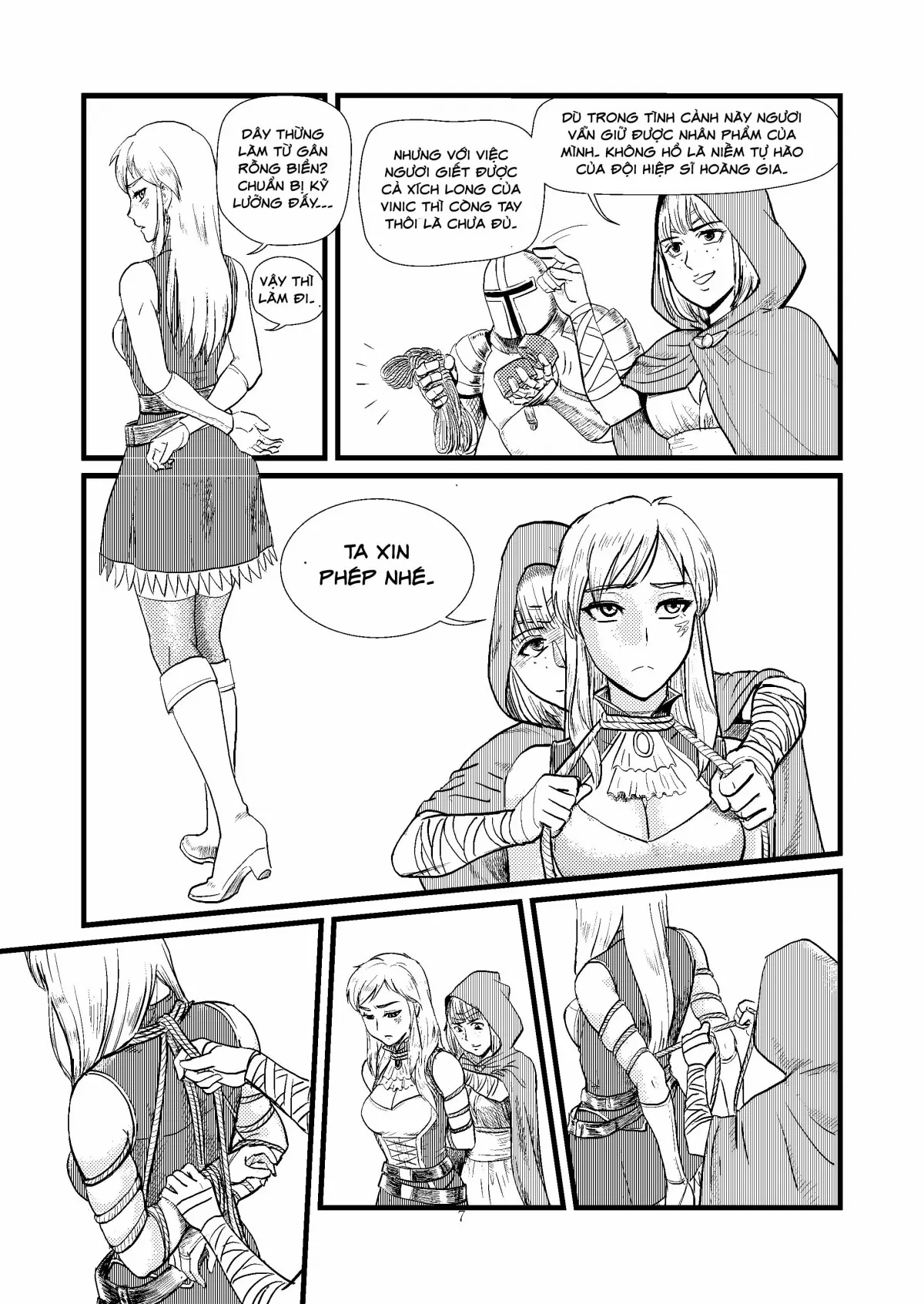 HentaiVN.net - Ảnh 9 - TRAP - Magic Knight's Crisis - Chap 1