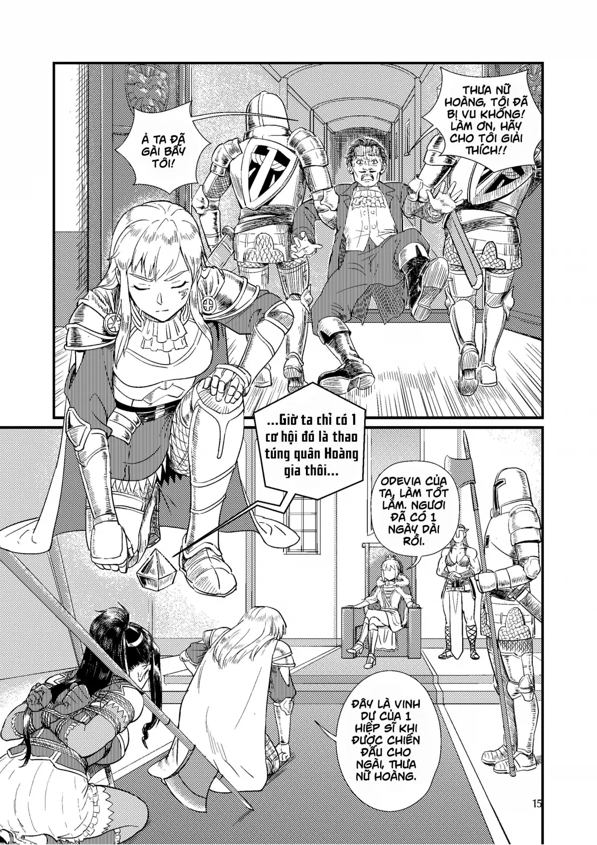 HentaiVN.net - Ảnh 17 - TRAP - Magic Knight's Crisis - Chap 3 - Final