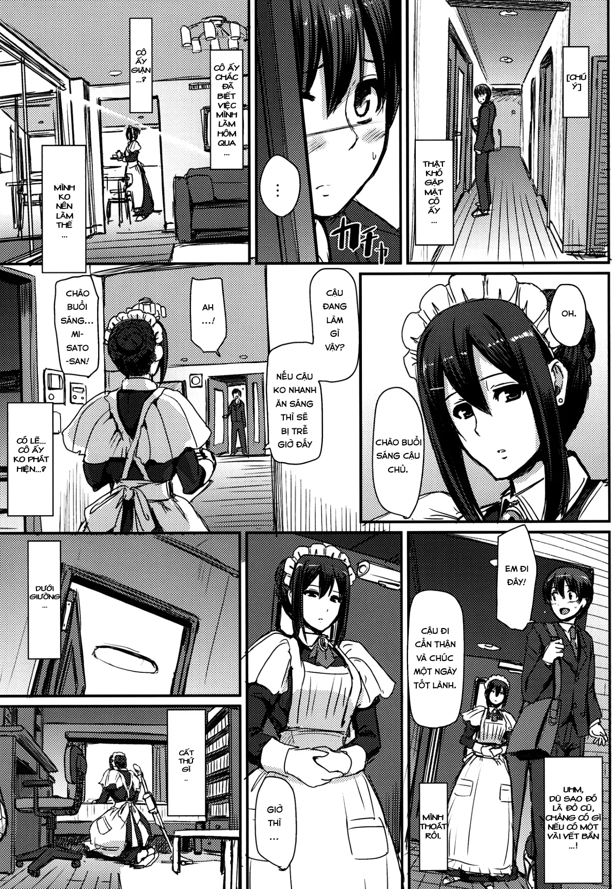 HentaiVN.net - Ảnh 13 - Maid no Oshigoto [Maid's Work] - Chap 1