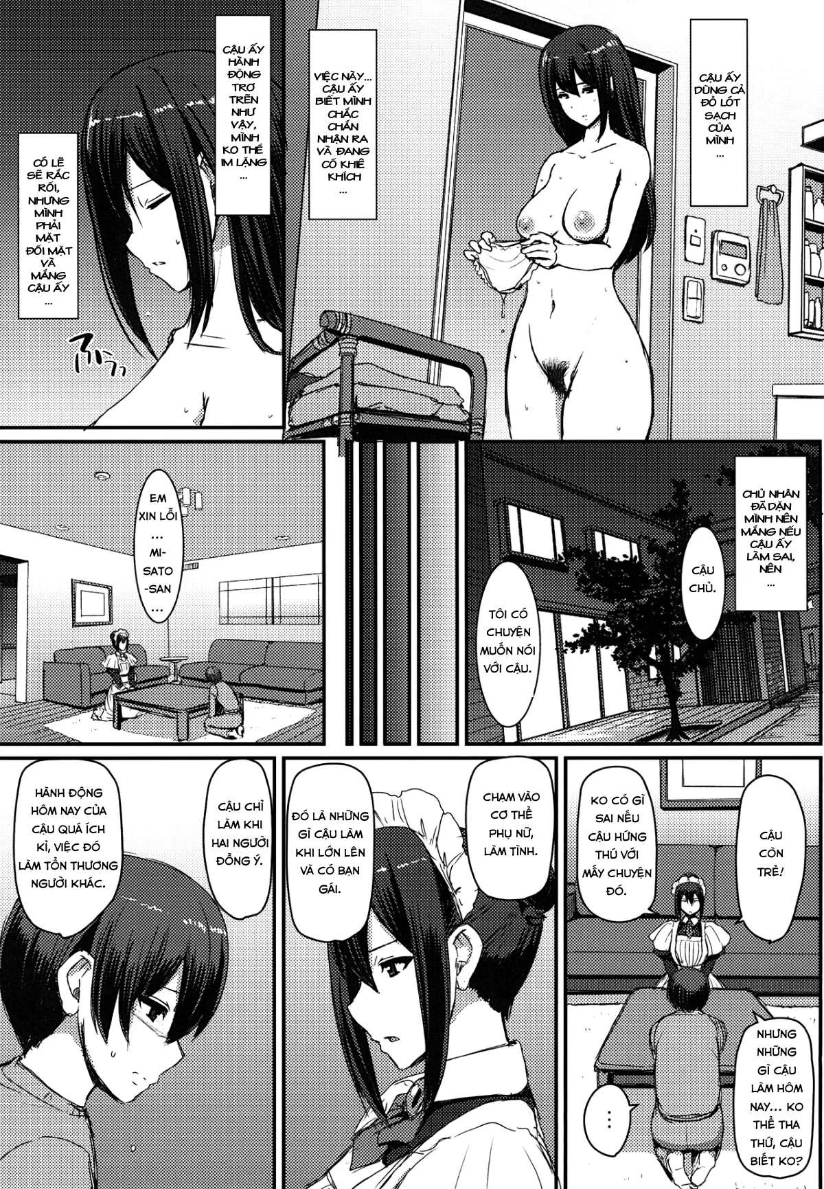 HentaiVN.net - Ảnh 15 - Maid no Oshigoto [Maid's Work] - Chap 1
