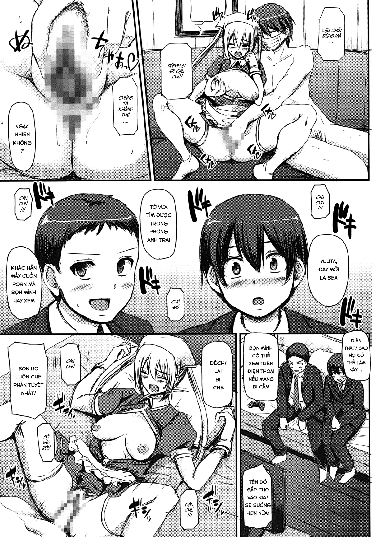 HentaiVN.net - Ảnh 3 - Maid no Oshigoto [Maid's Work] - Chap 1