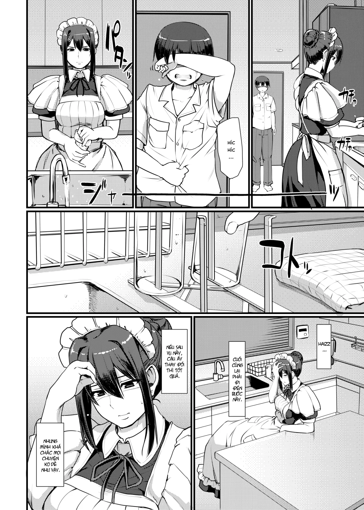 HentaiVN.net - Ảnh 14 - Maid no Oshigoto [Maid's Work] - Chap 2