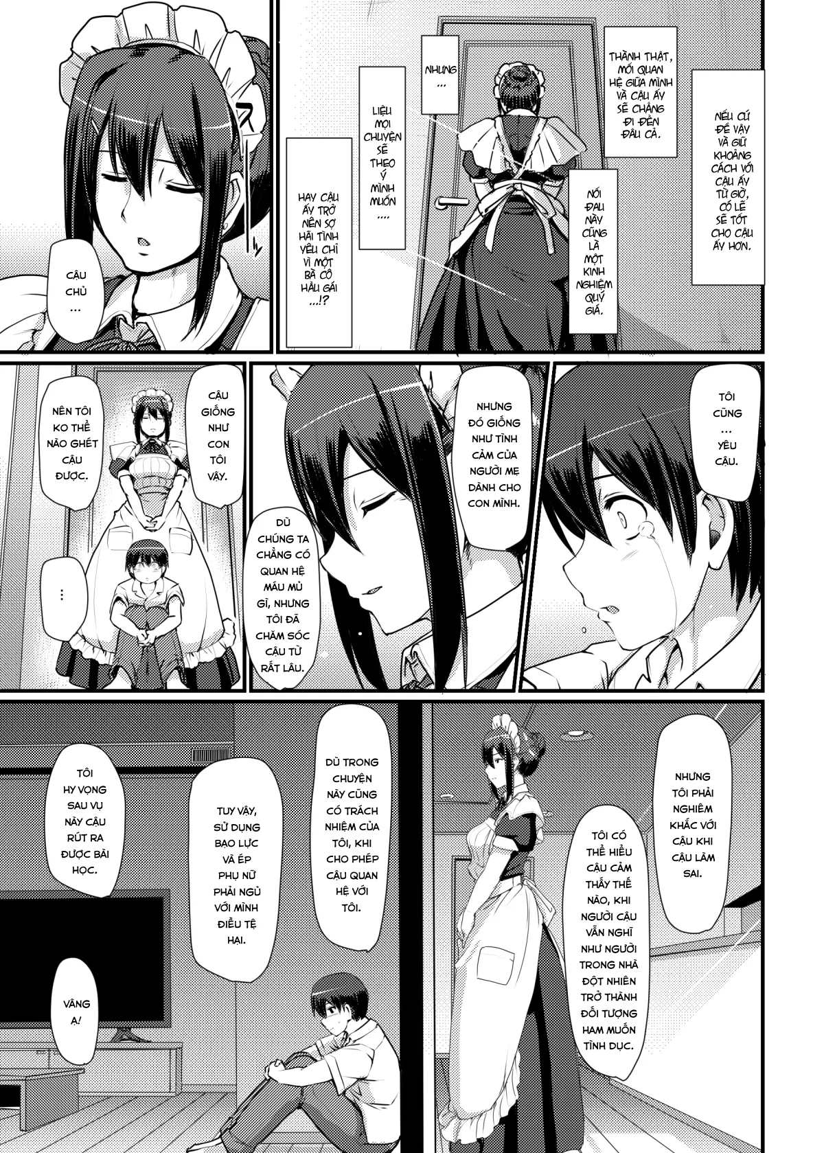 HentaiVN.net - Ảnh 17 - Maid no Oshigoto [Maid's Work] - Chap 2