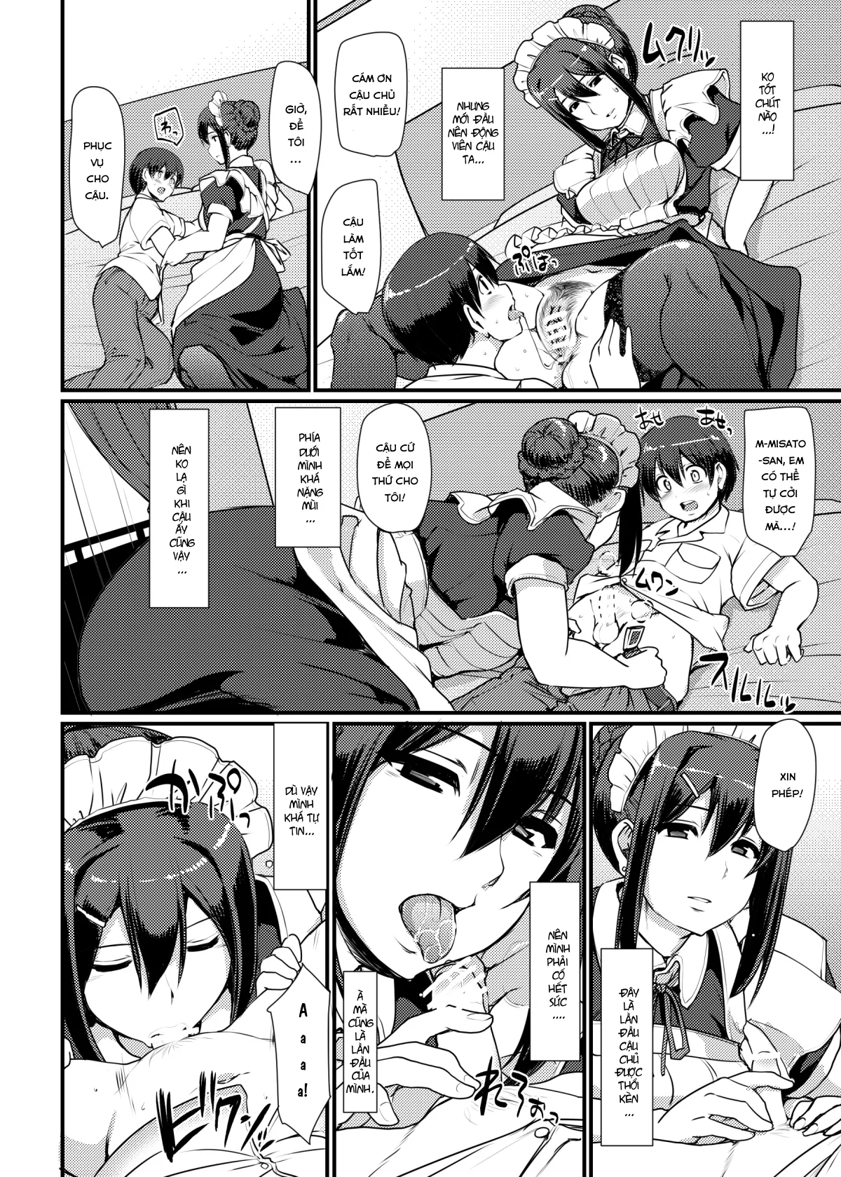 HentaiVN.net - Ảnh 26 - Maid no Oshigoto [Maid's Work] - Chap 2