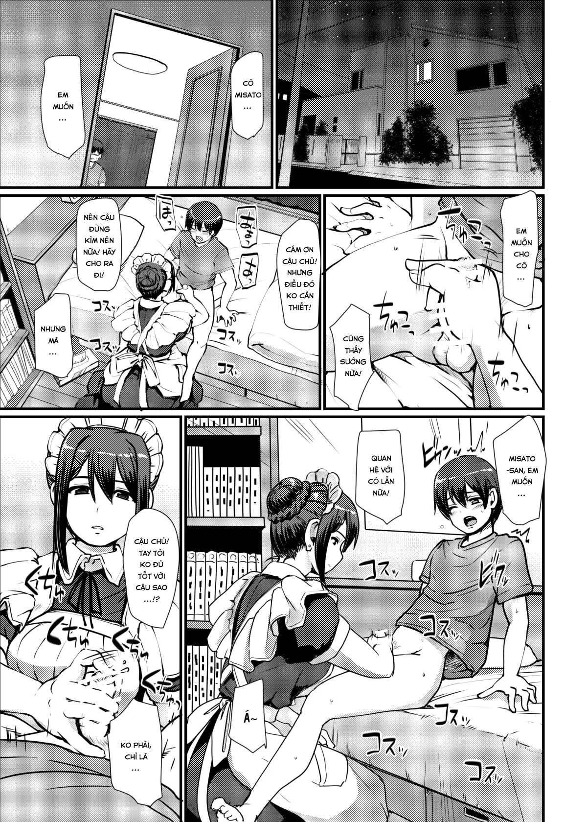 HentaiVN.net - Ảnh 3 - Maid no Oshigoto [Maid's Work] - Chap 2