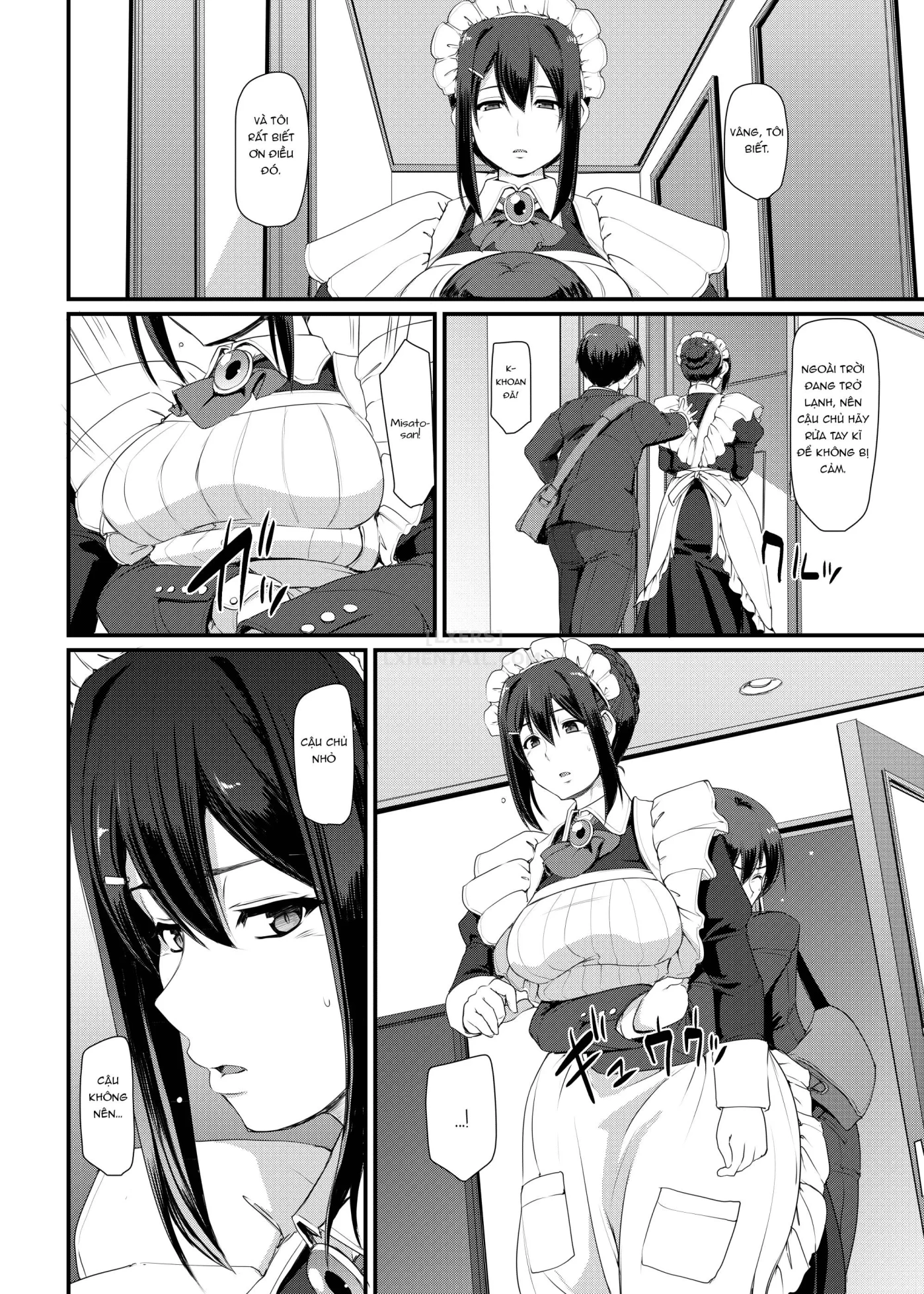 HentaiVN.net - Ảnh 19 - Maid no Oshigoto [Maid's Work] - Chap 3