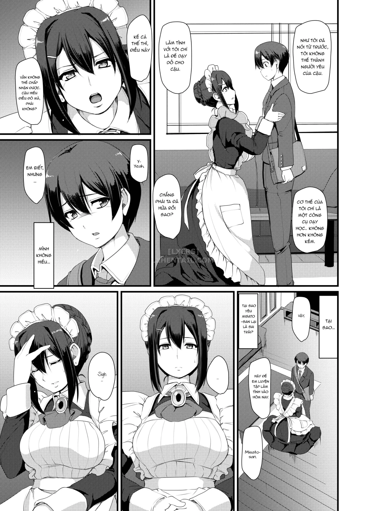 HentaiVN.net - Ảnh 20 - Maid no Oshigoto [Maid's Work] - Chap 3