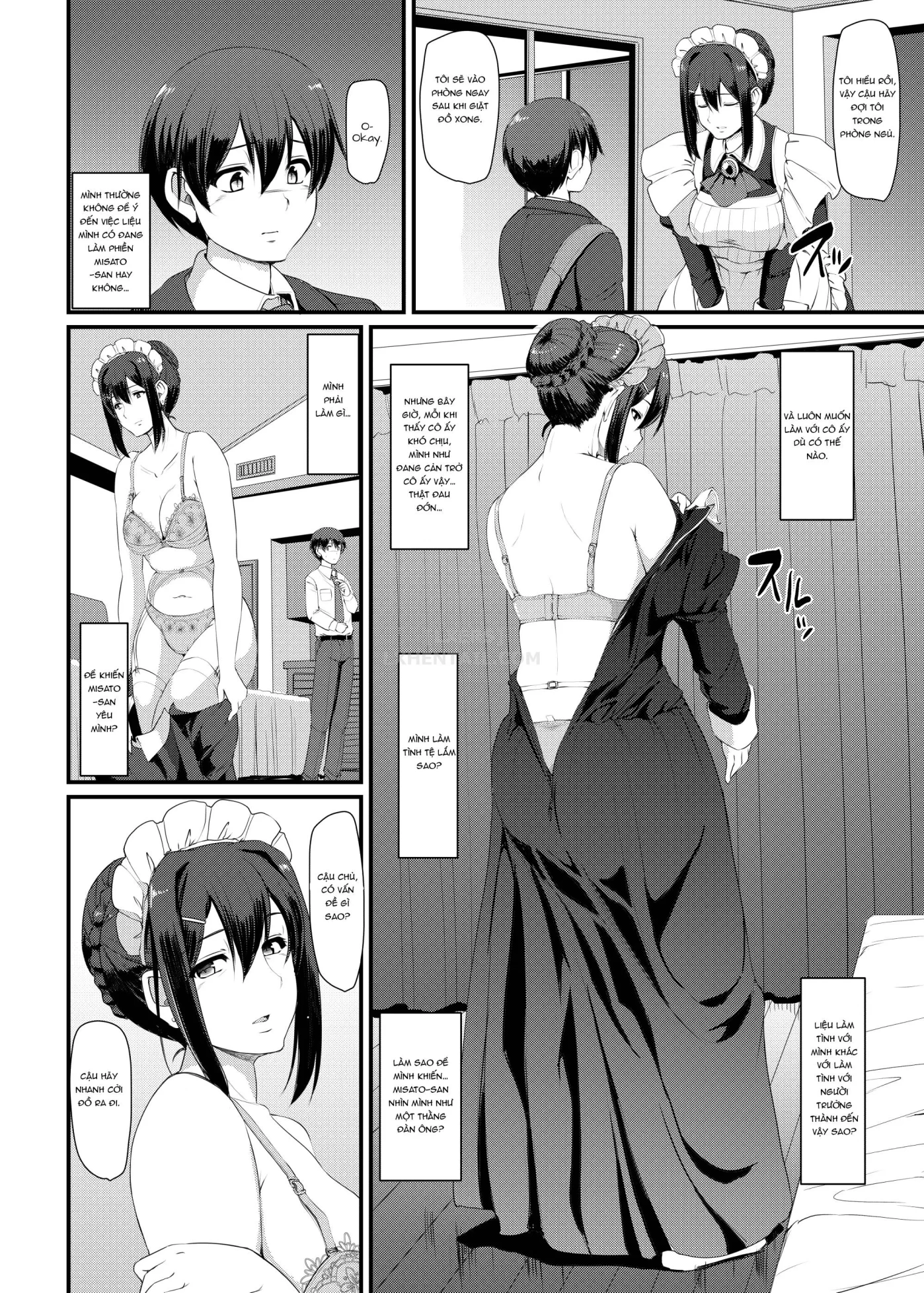 HentaiVN.net - Ảnh 21 - Maid no Oshigoto [Maid's Work] - Chap 3